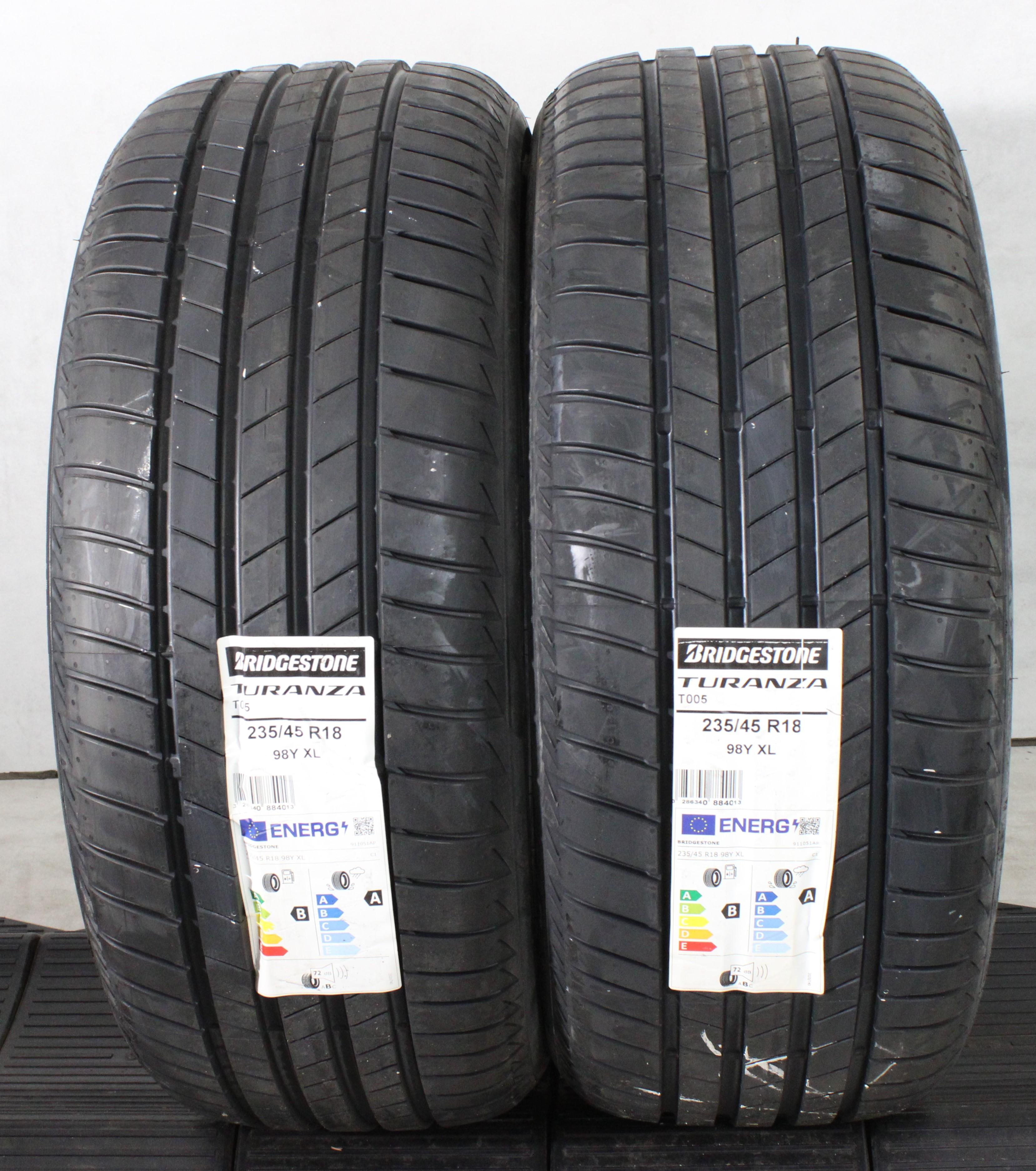2 x 235/45R18 98Y Sommerreifen Bridgestone Turanza T005 2022