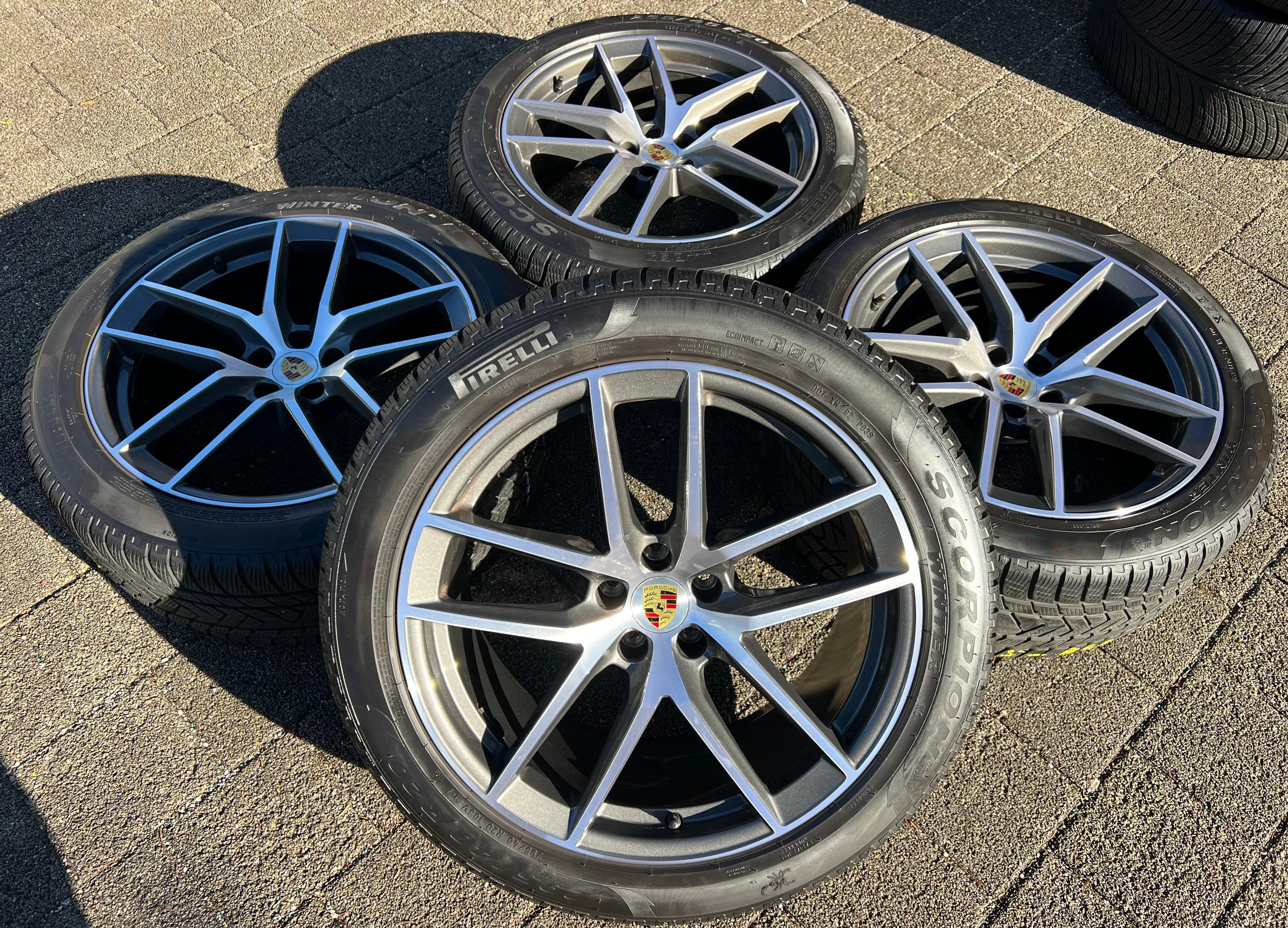 4 ORIGINAL 20" ALU WINTERRÄDER PORSCHE MACAN 265/45R20 104V 295/40R20 106V RDKS