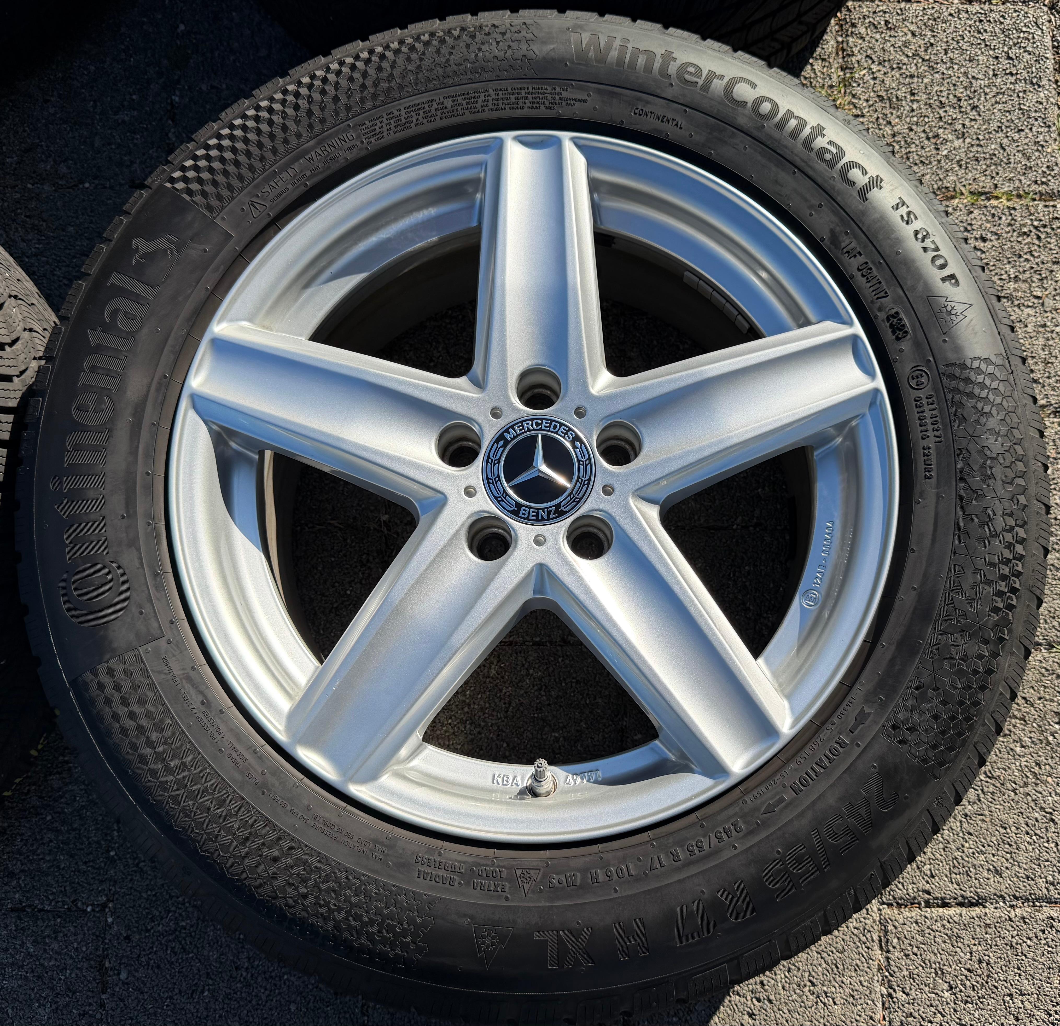 4 Alu 17" Winterräder Mercedes Vito Viano V-KLasse W639 W639/4 W639/5 245/55R17 106H