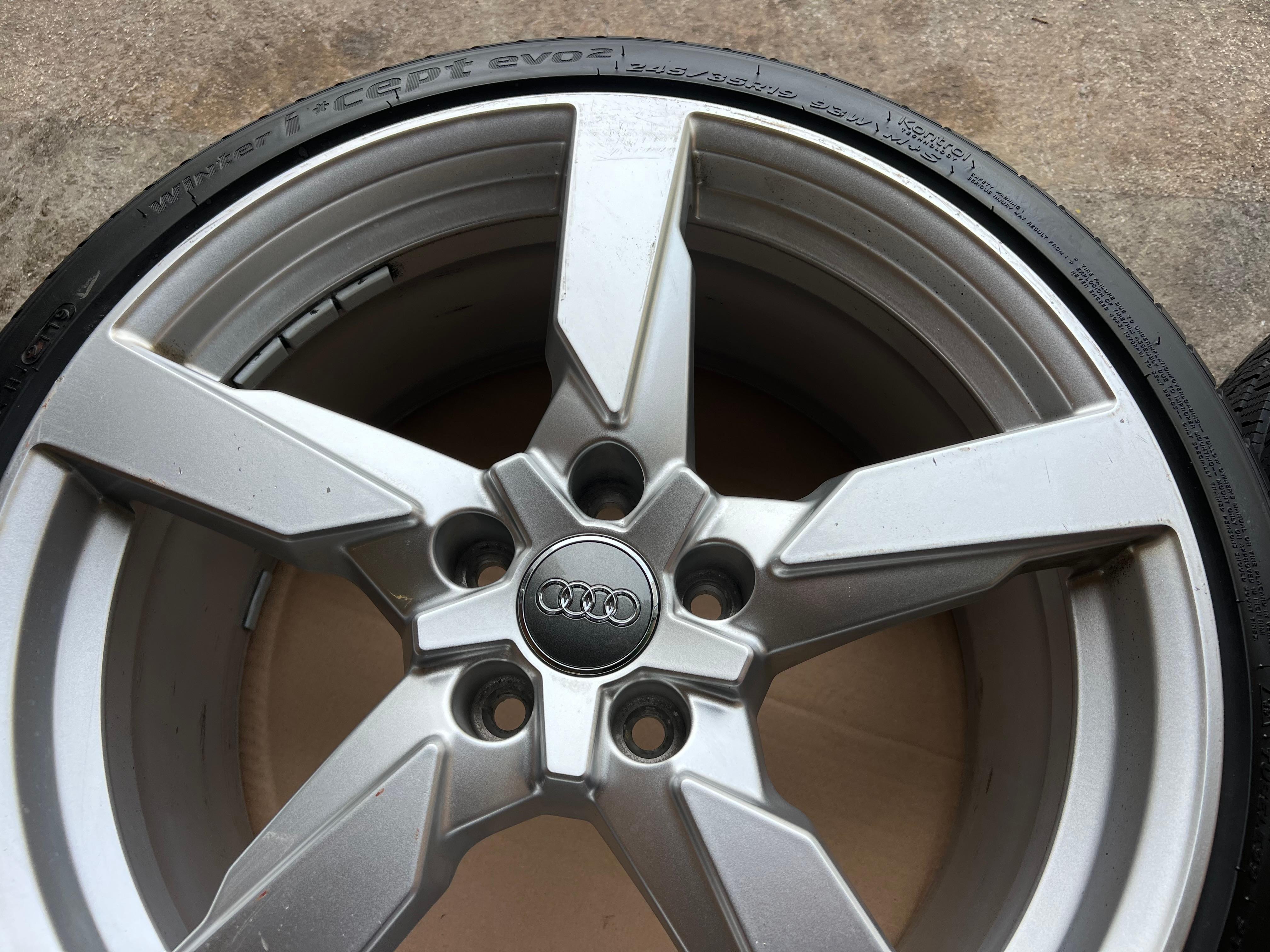4 RUEDAS DE INVIERNO DE ALEACIÓN ORIGINALES DE 19" PARA AUDI TT TTS 8S 8S0601025AA 245/35R19 93W ENVÍO GRATUITO