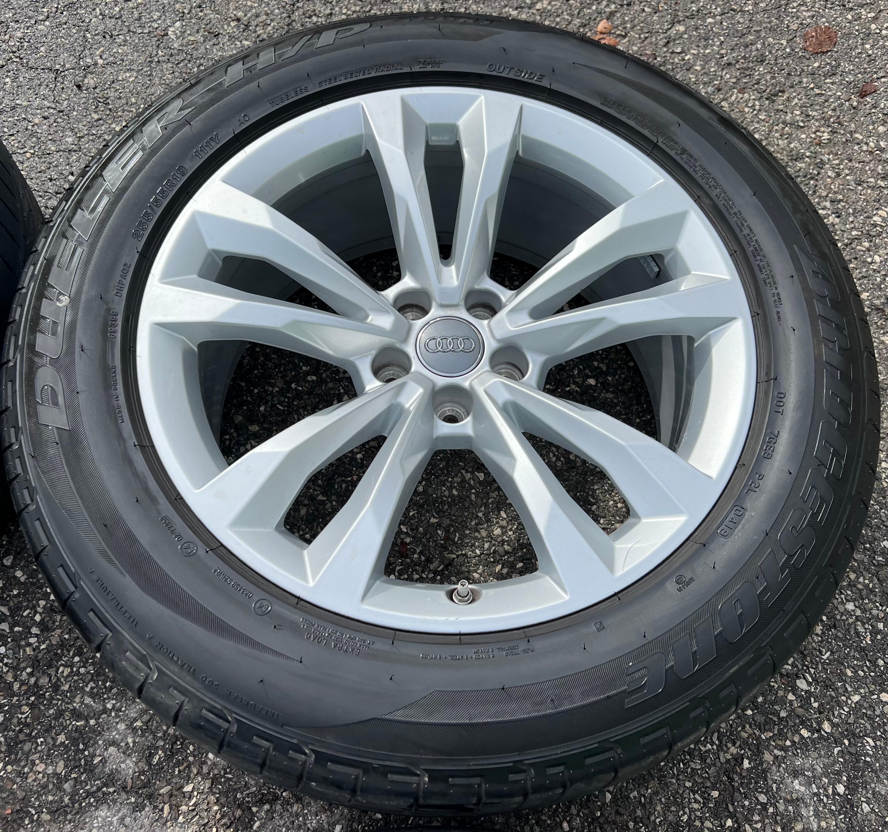 4 ORIGINAL 19" ALU SOMMERRÄDER AUDI Q7 4M 255/55R19 111V 4M0601025C RDKS FREIHAUS
