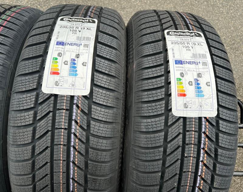 4 ROUES D'HIVER ALU 19" AUDI Q4 FZ SKODA ENYAQ NY VW ID.4 ID4 E2 CONTINENTAL 2022