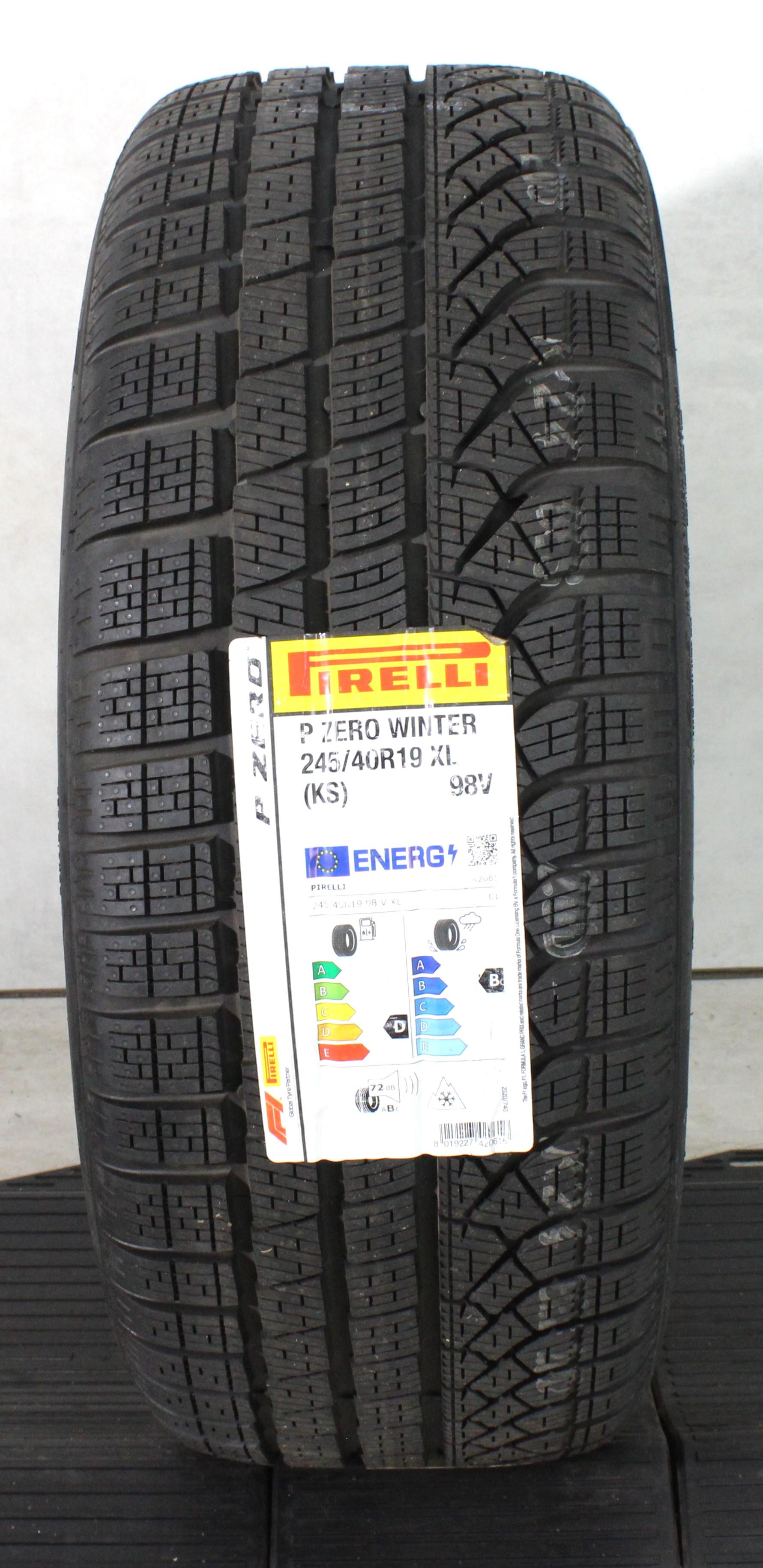 1 x 245/40R19 98V Winterreifen Pirelli Pzero Winter KS NEU 2023 XL