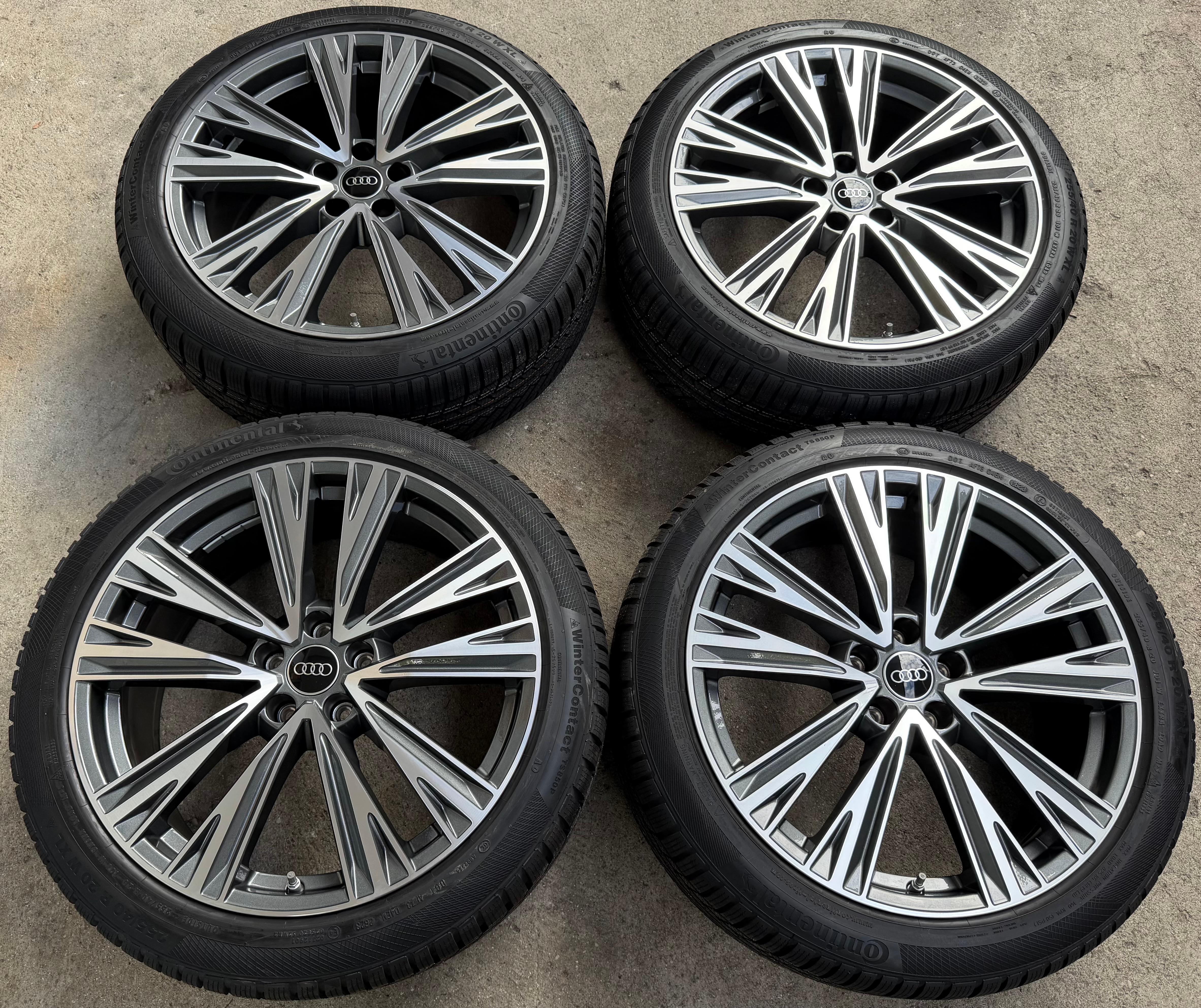 4 Original 20" Alu Winterräder AUDI A6 S6 C8 4K F2 4K0601025J 255/40R20 101W NEU
