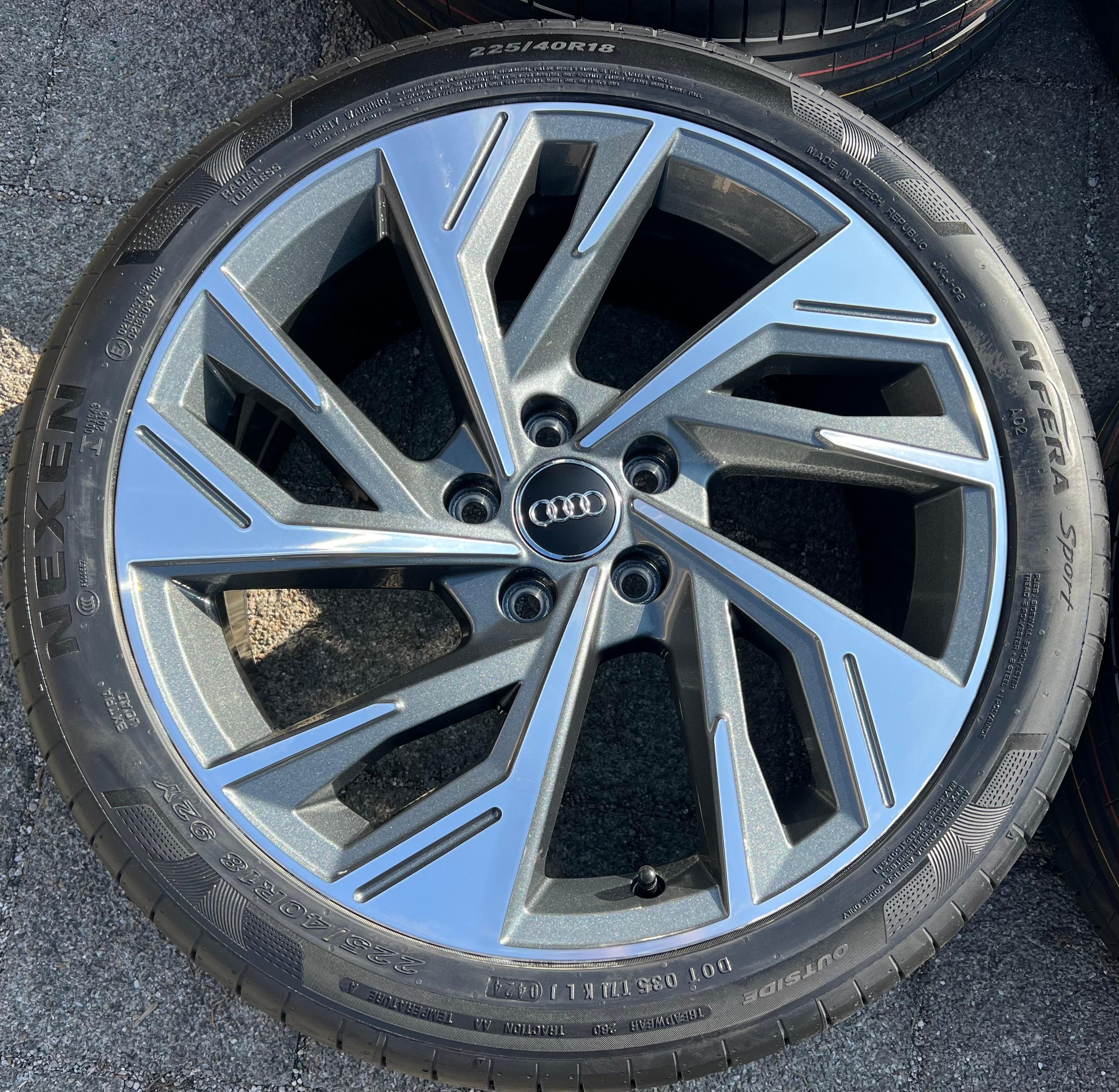 4 llantas de aluminio originales de verano de 18" para Audi A3 S3 8Y 8Y0601025AB 225/40R18 92Y 2024, nuevas