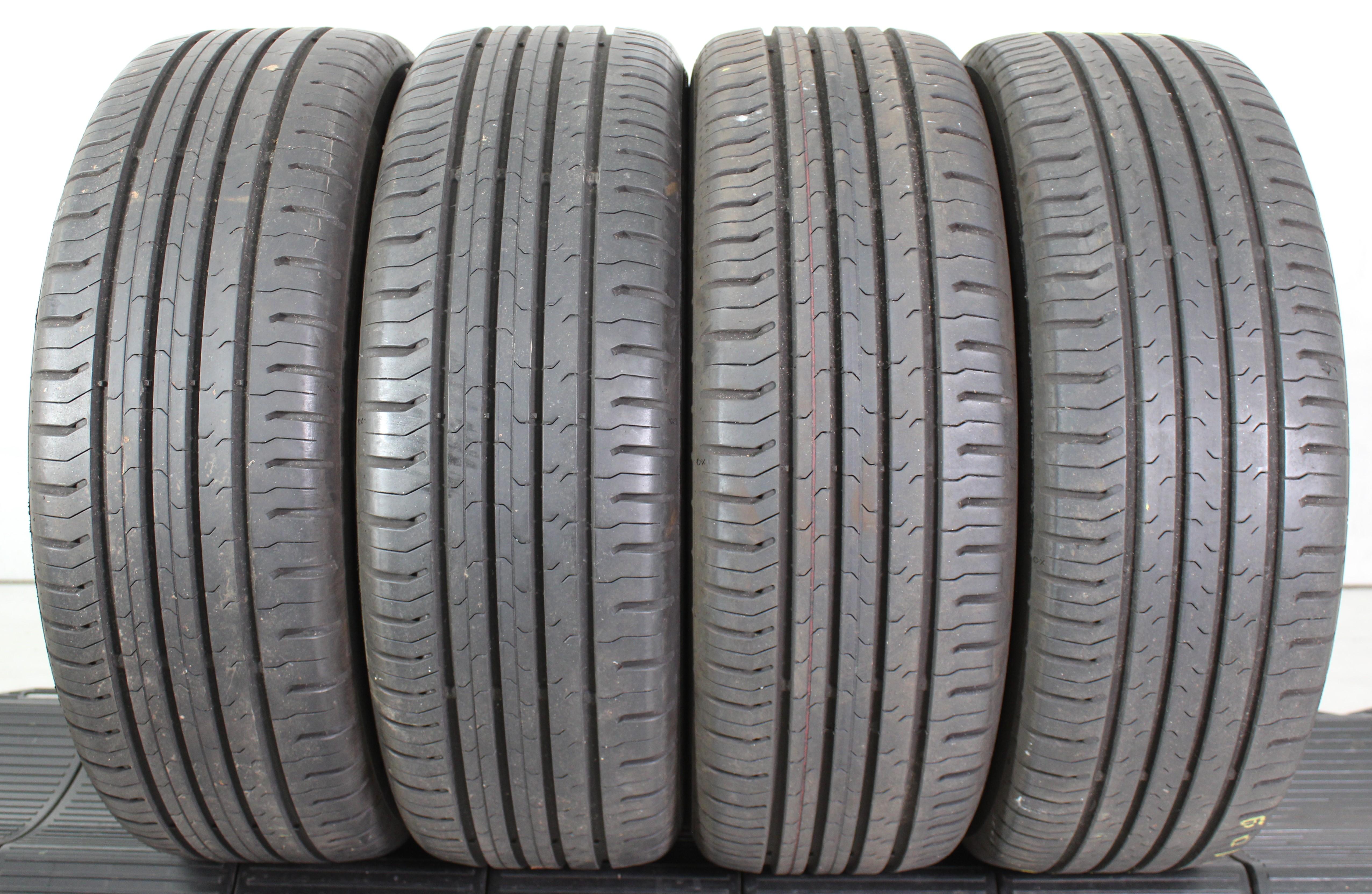 4 x 205/55R17 95V neumáticos de verano Continental Eco Contact 5 1x5,5mm/3x6,5-7mm 3x2016/1x2022 XL