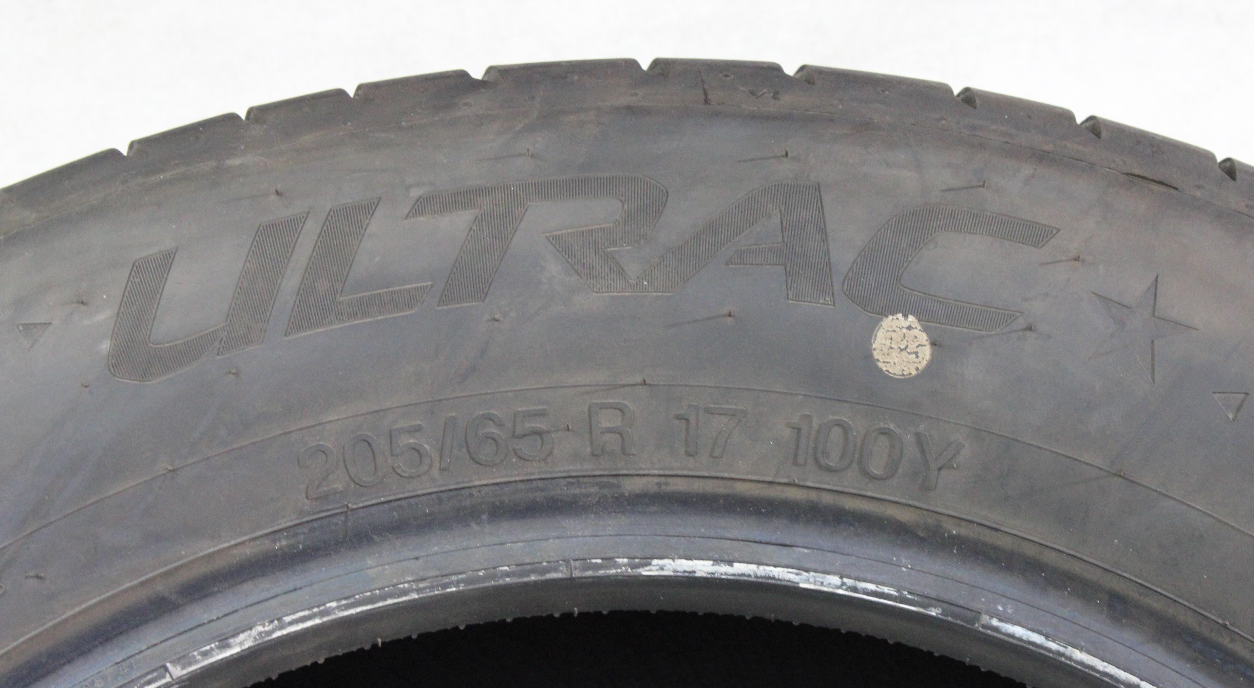 1 neumático de verano Vredestein Ultrac * 205/65R17 100Y, 5,5-6 mm, 2025