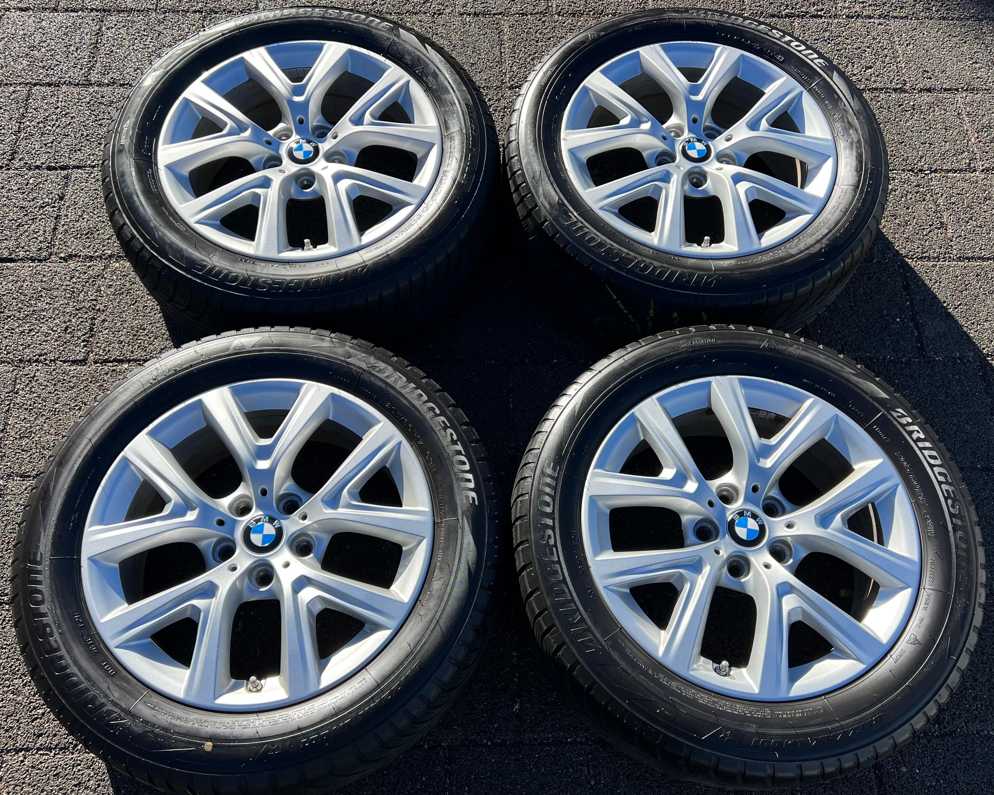 4 CERCHI IN LEGA ORIGINALI DA 17" BMW X1 F48 X2 F39 STYLING 574 6856076 RDKS SPEDIZIONE GRATUITA