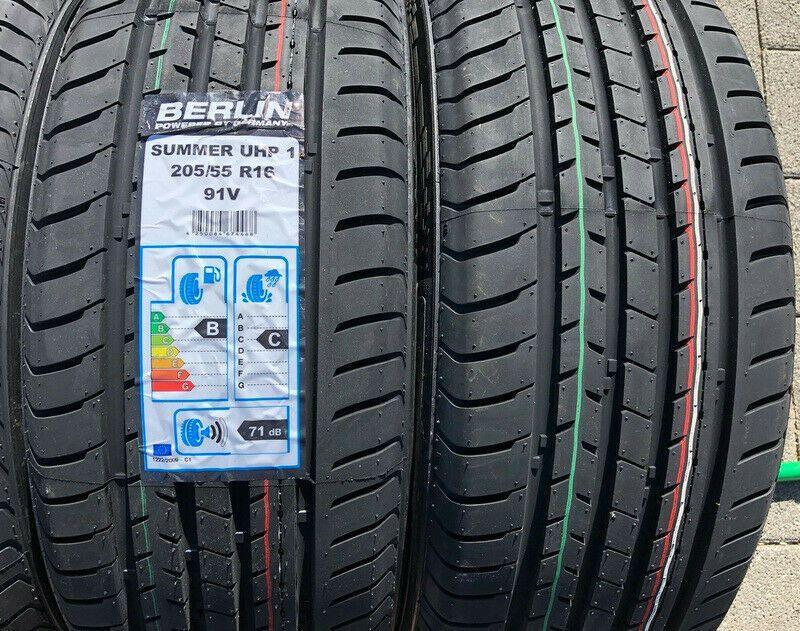 4 X 205/55R16 91V BERLIN TIRE SUMMER UHP1 SOMMERREIFEN 2020 #3206