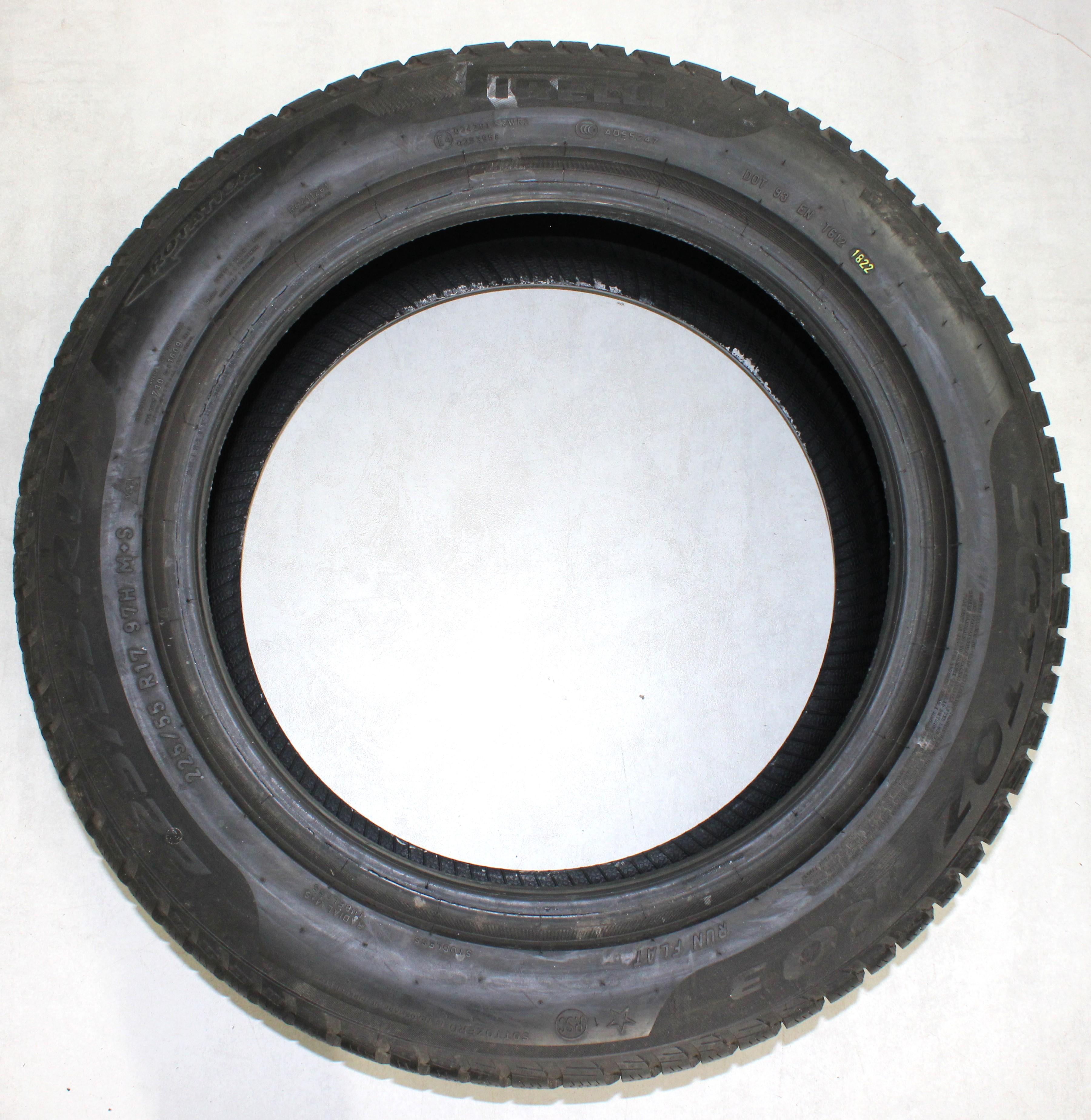 1 x 225/55R17 97H pneumatico invernale Pirelli Sottozero 3 * Runflat 7-7,5 mm 2022