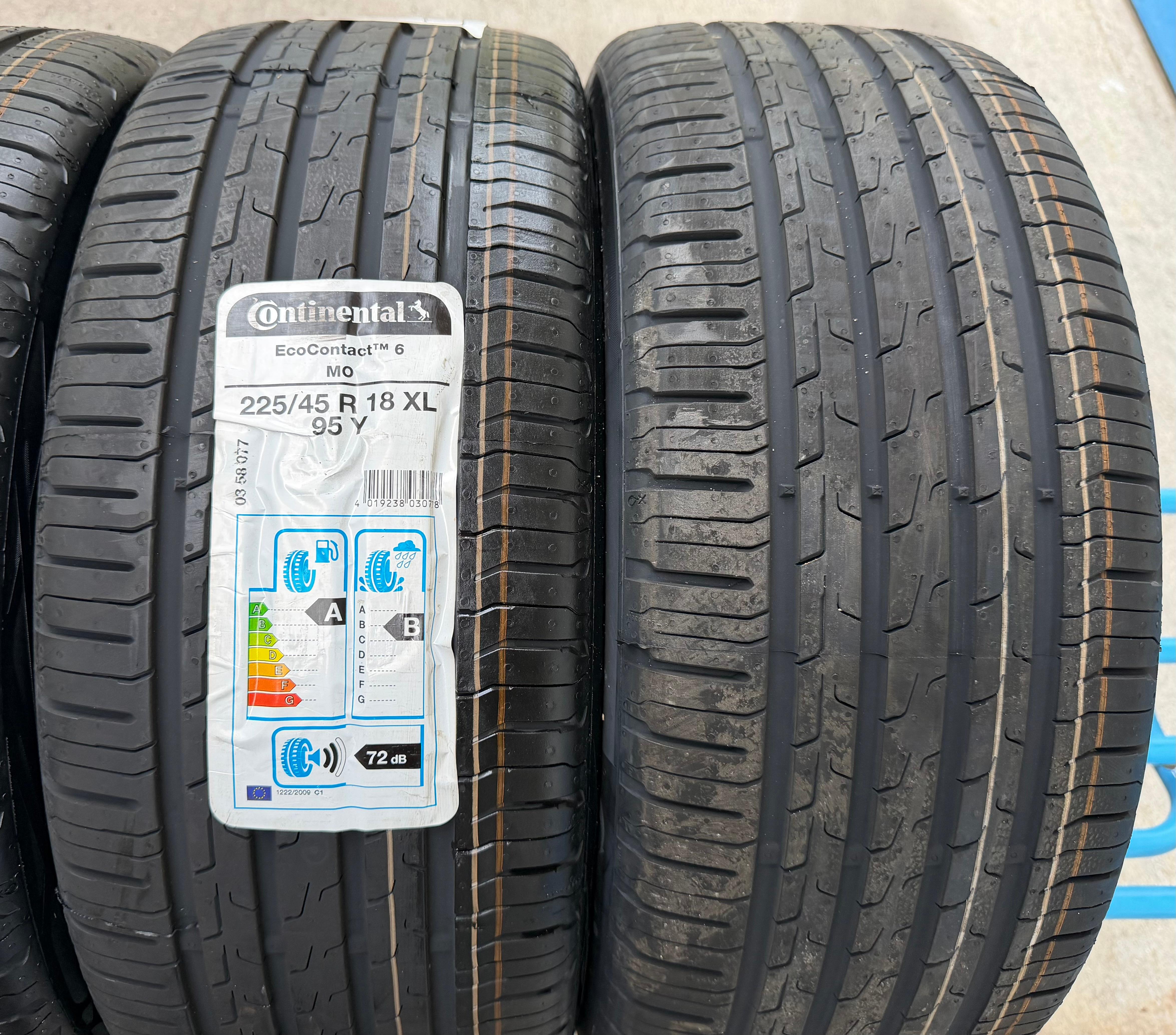4 ruote estive complete in lega originali da 18" Mercedes Classe C W206 A2064016200 225/45R18 95Y