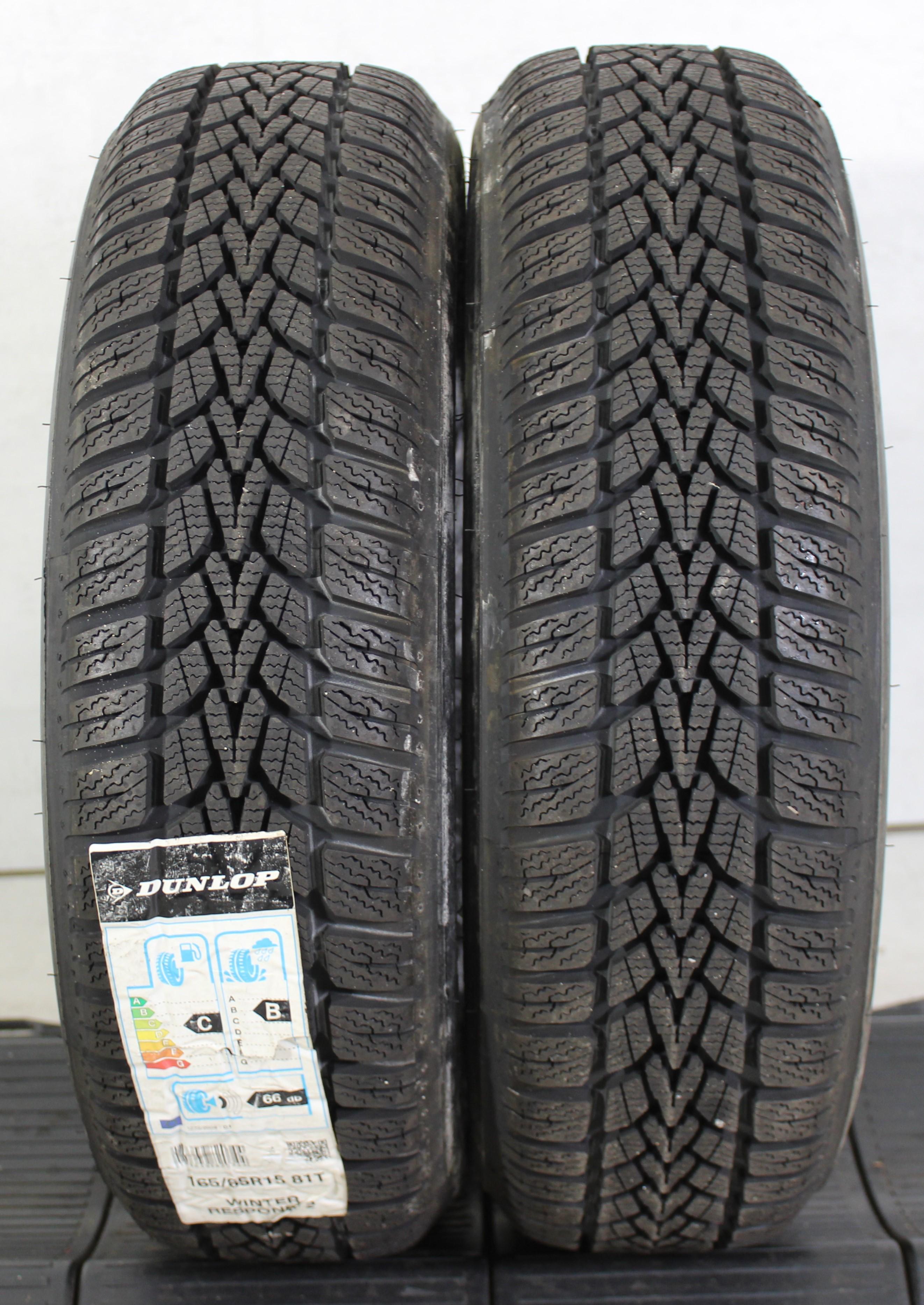 2 x 165/65R15 81T Winterreifen Dunlop Winter Response 2 2020 Freihaus