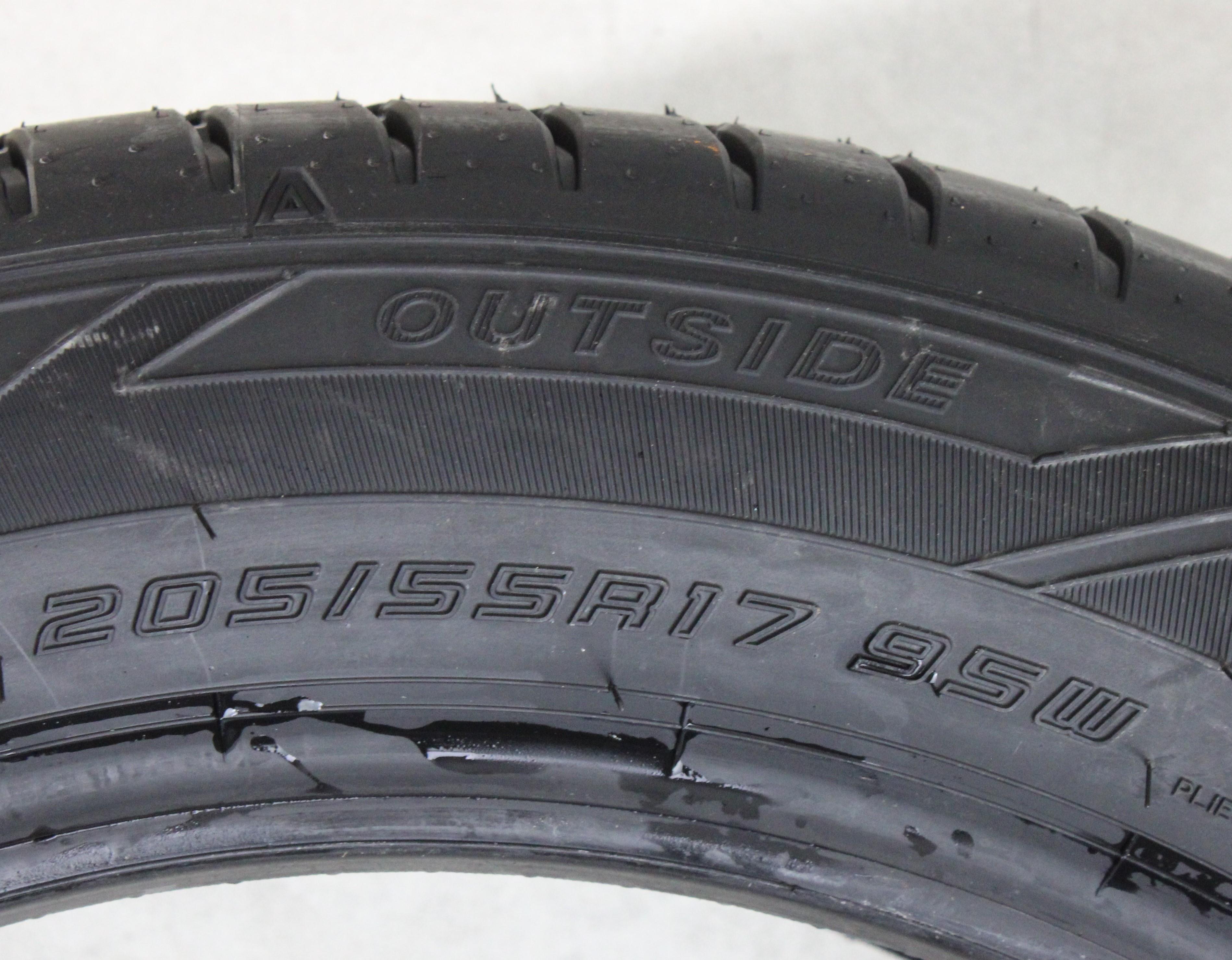 4 x 205/55R17 95W neumáticos de verano Falken Azenis FK510A AO con todo el dibujo 2022 NUEVOS