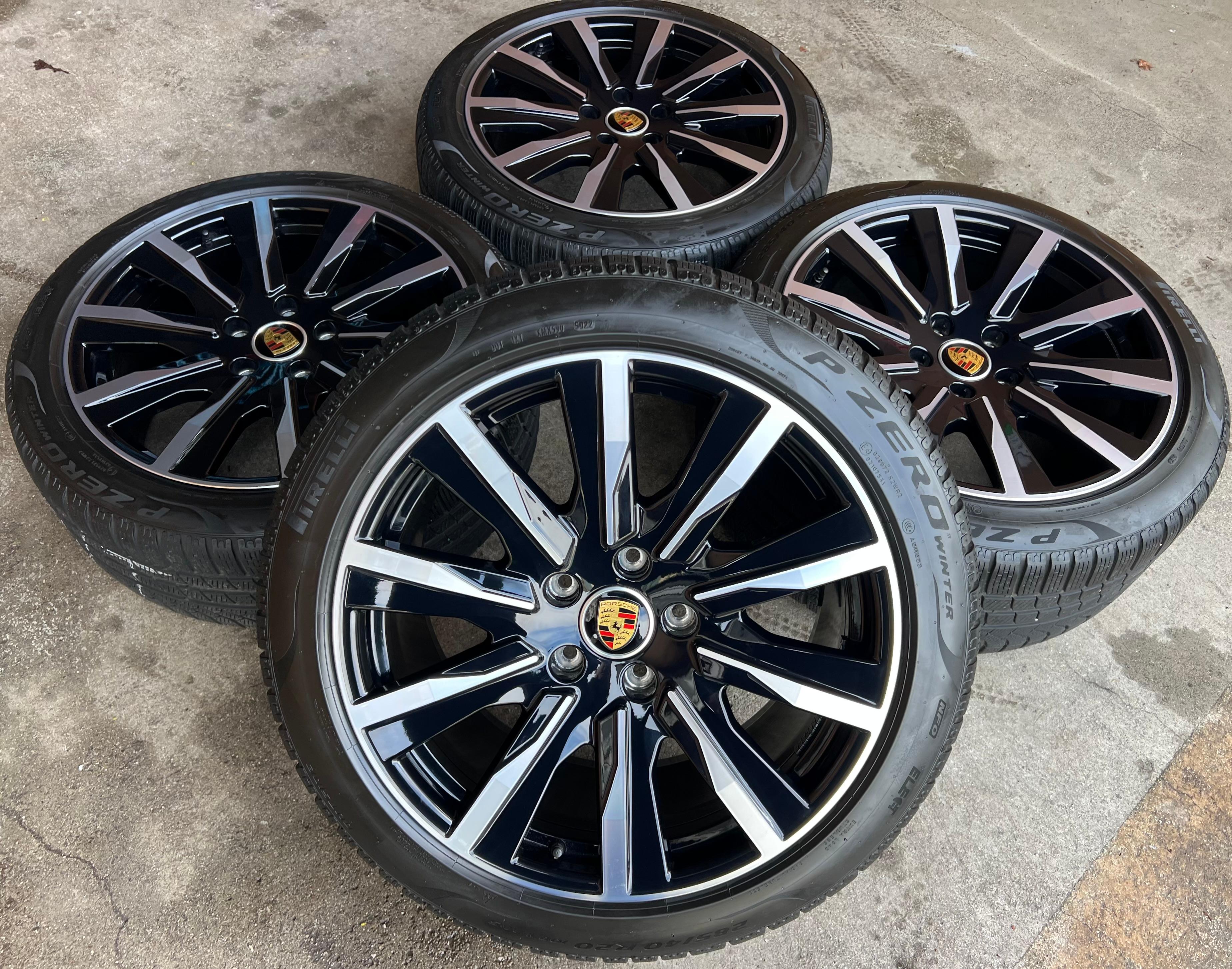 4 ORIGINAL 20" ALU WINTERRÄDER PORSCHE TAYCAN TEQUIPMENT RDKS 2024