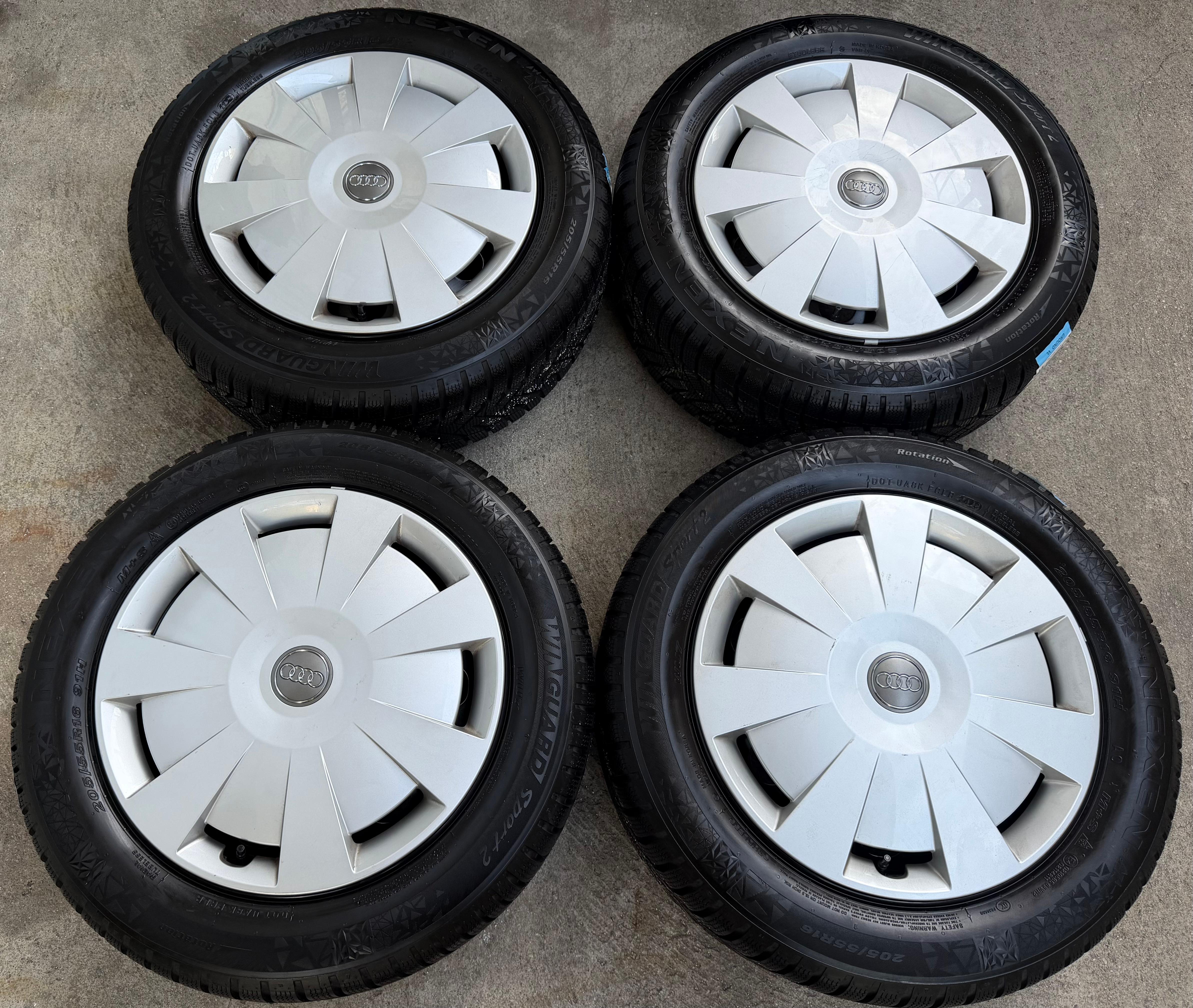 4 Winterräder Audi A3 8V Sportback Cabrio  205/55R16 91H Nexen 8V0601027A 2023
