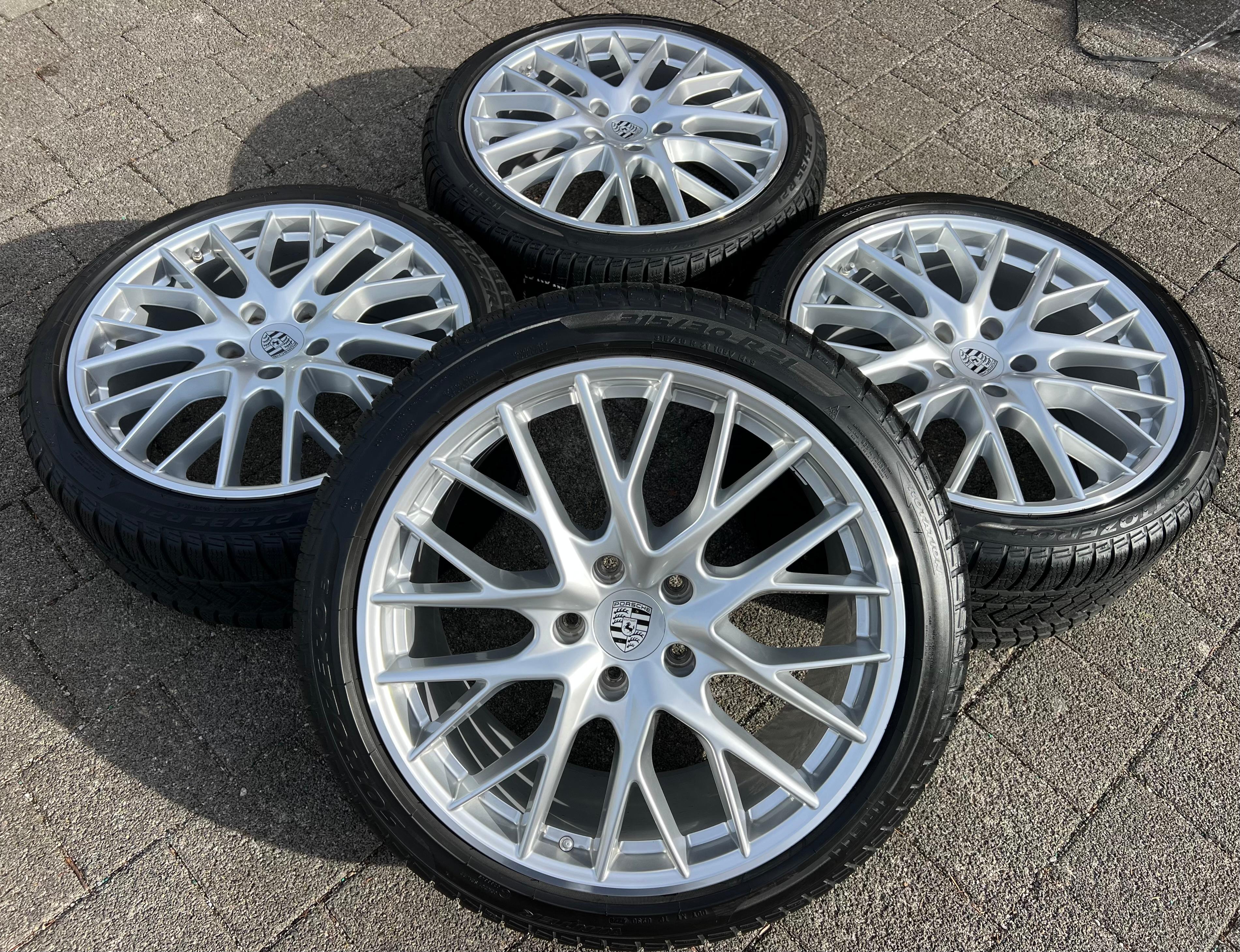4 ORIGINAL 21" ALU WINTERRÄDER PORSCHE PANAMERA 971 SPORT RAD 971601025D 971601025A