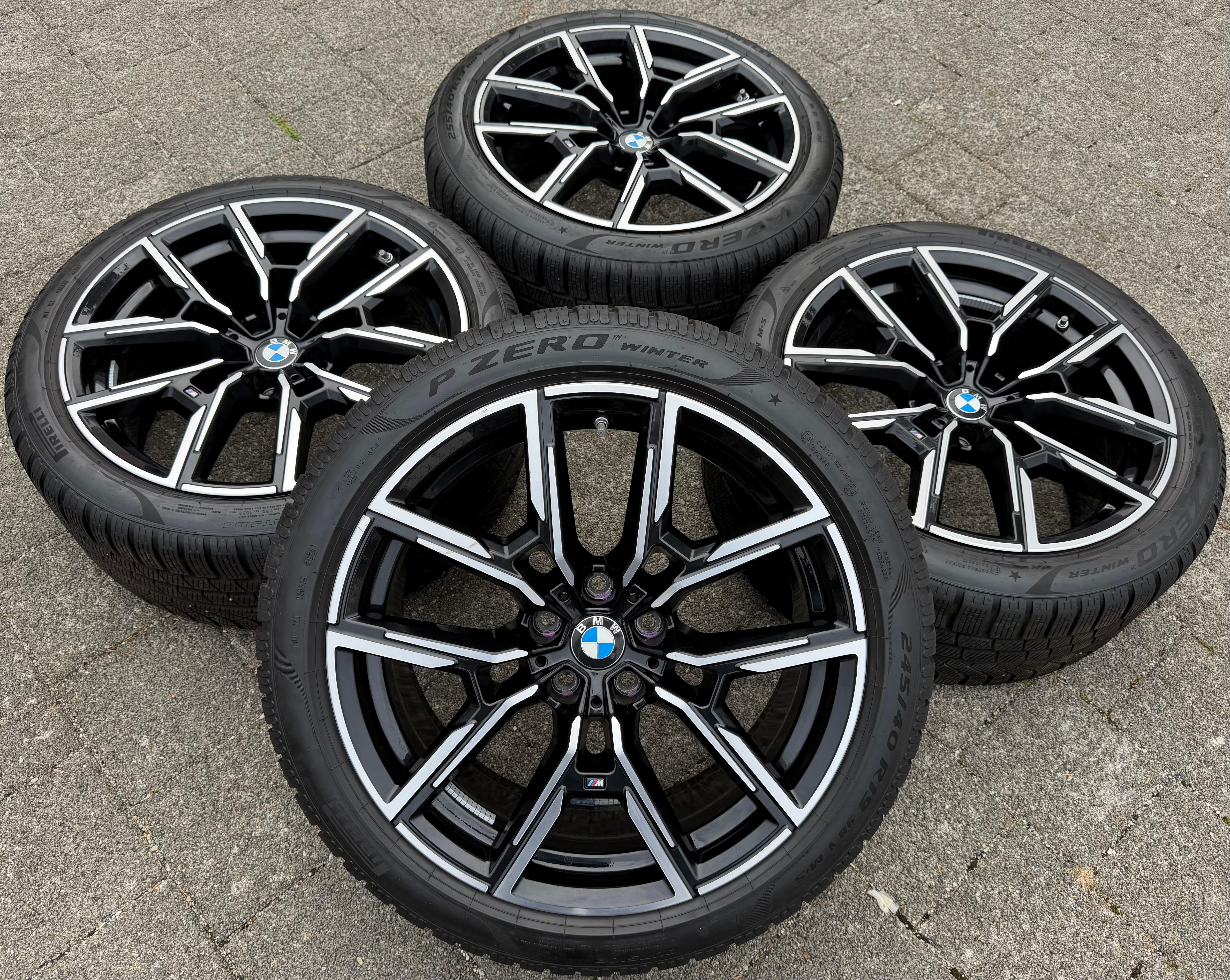 4 originele 19" lichtmetalen winterwielen BMW 4-serie Gran Coupé G26 i4 STYLING 859M M859