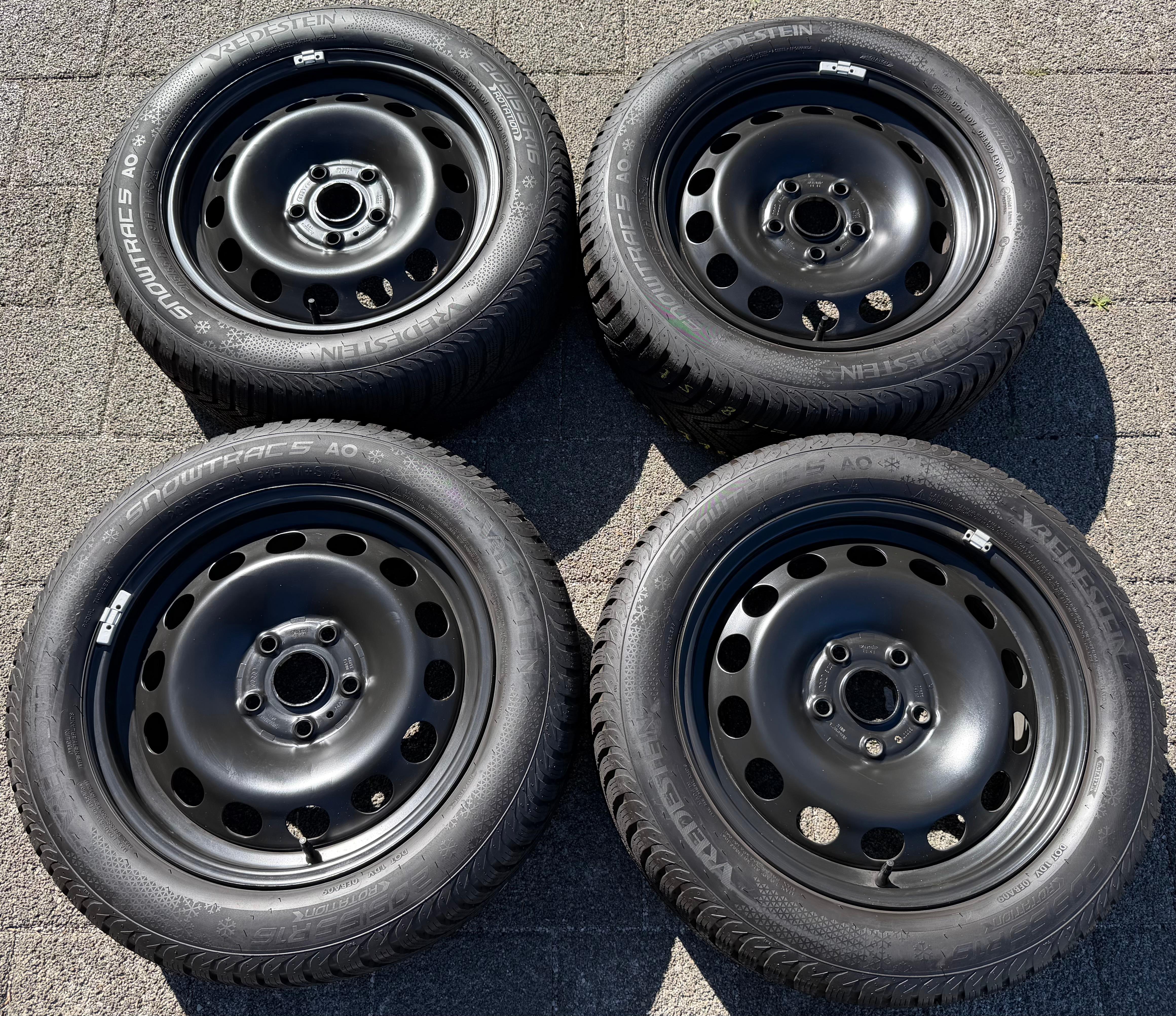 4 ruedas de invierno Audi A3 8V Sportback Cabrio 205/55R16 91H Vredestein 8V0601027A 2021