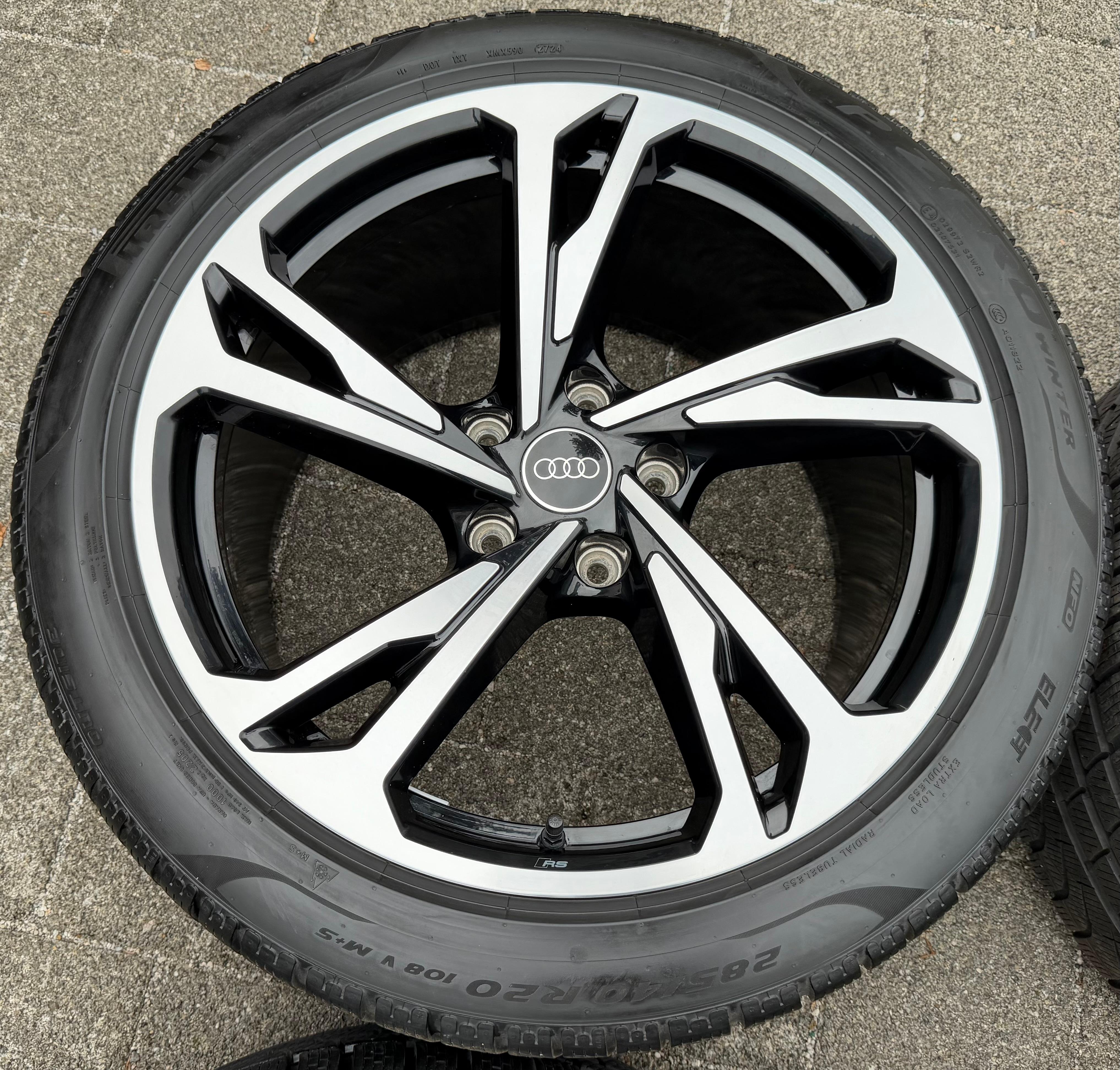 4 ORIGINAL 20" ALU WINTERRÄDER AUDI ETRON E-TRON GT 4J3601025AM 4J3601025AL