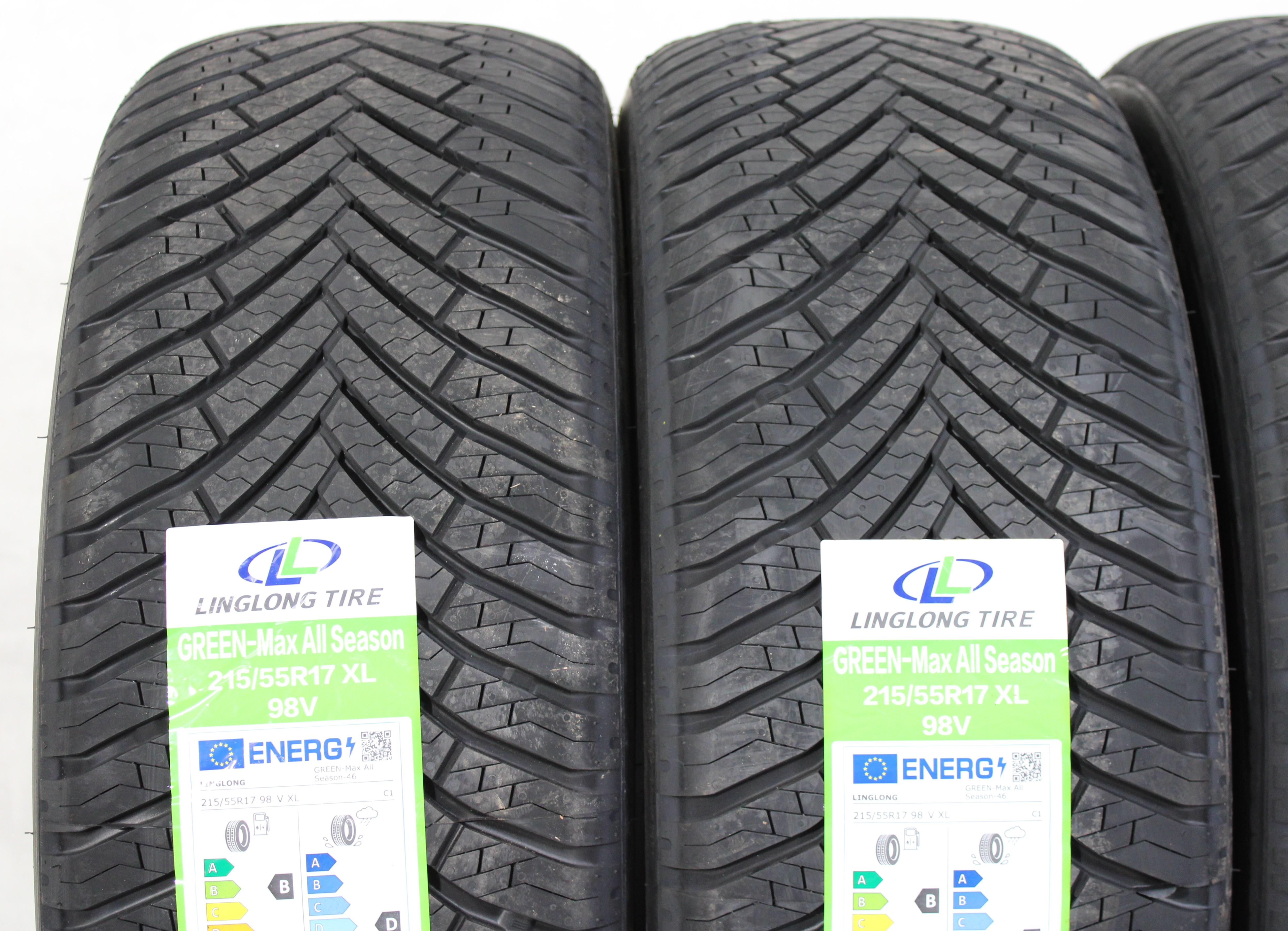 4 x 215/55R17 98V Pneus toutes saisons Linglong Green-Max All Season 2023 XL
