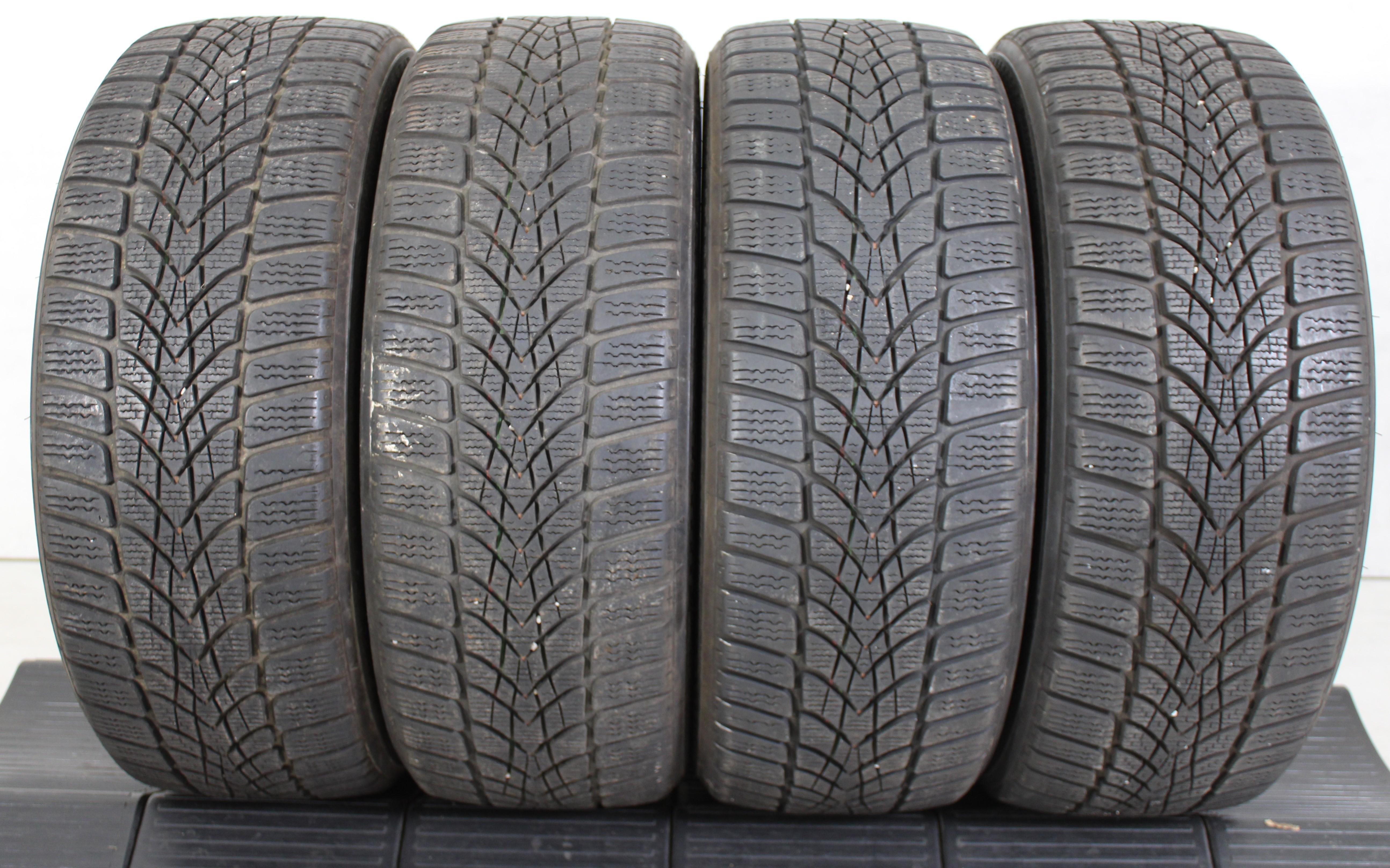 4 x 205/45R17 88V Winterreifen Dunlop SP Winter Sport 4D DSST Runflat 5,5-6mm 3x2018/1x2020 *