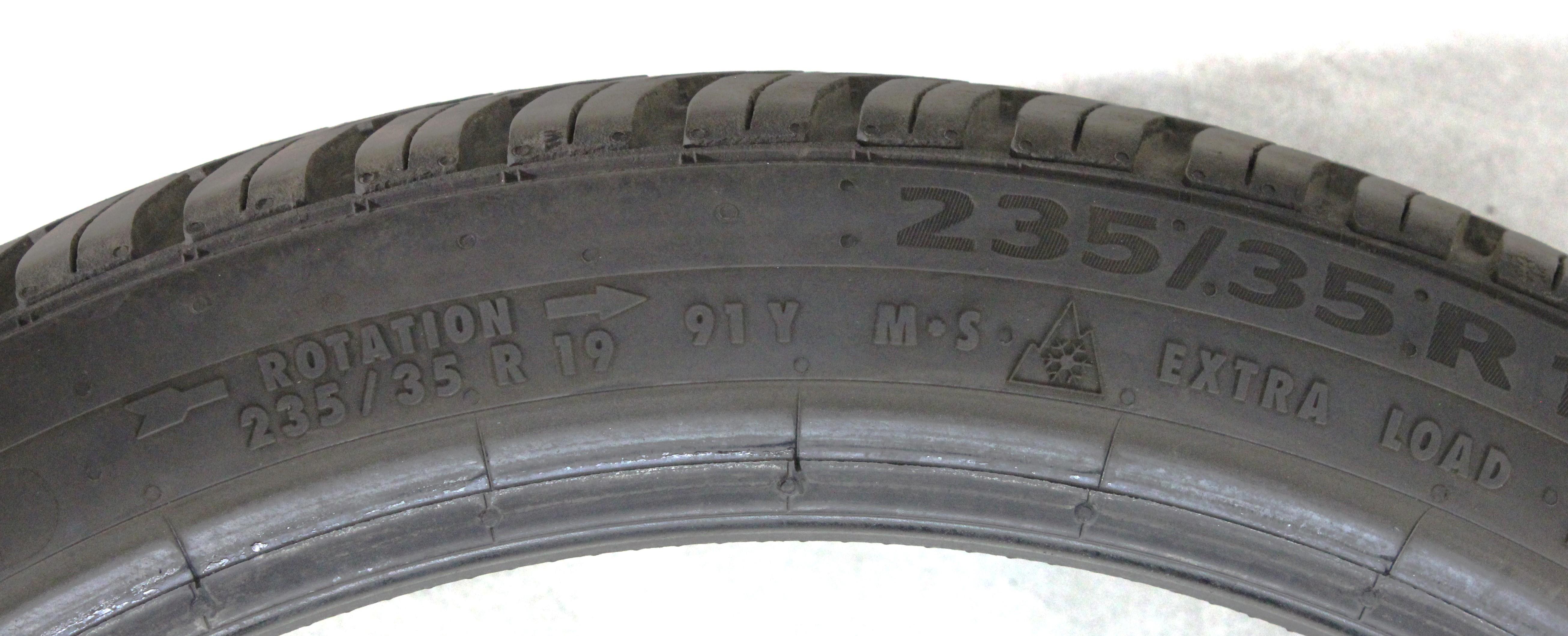 2 x 235/35R19 91Y neumáticos para todas las estaciones Continental All Season Contact 7mm 2023 XL
