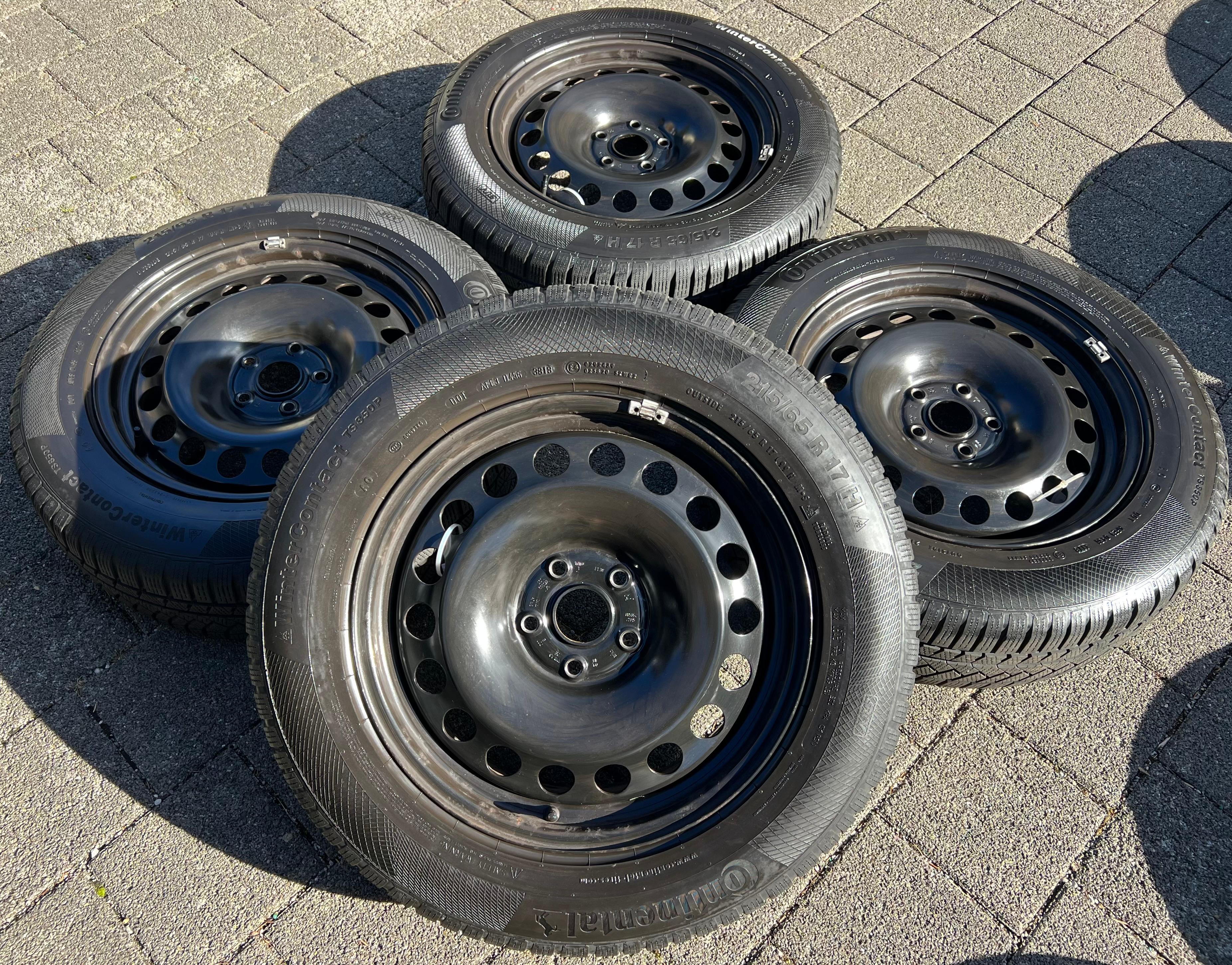 4 WINTERRÄDER AUDI Q3 F3 SEAT TARRACO SKODA KODIAQ VW TIGUAN II 5NA 215/65R17 99H FREIHAUS