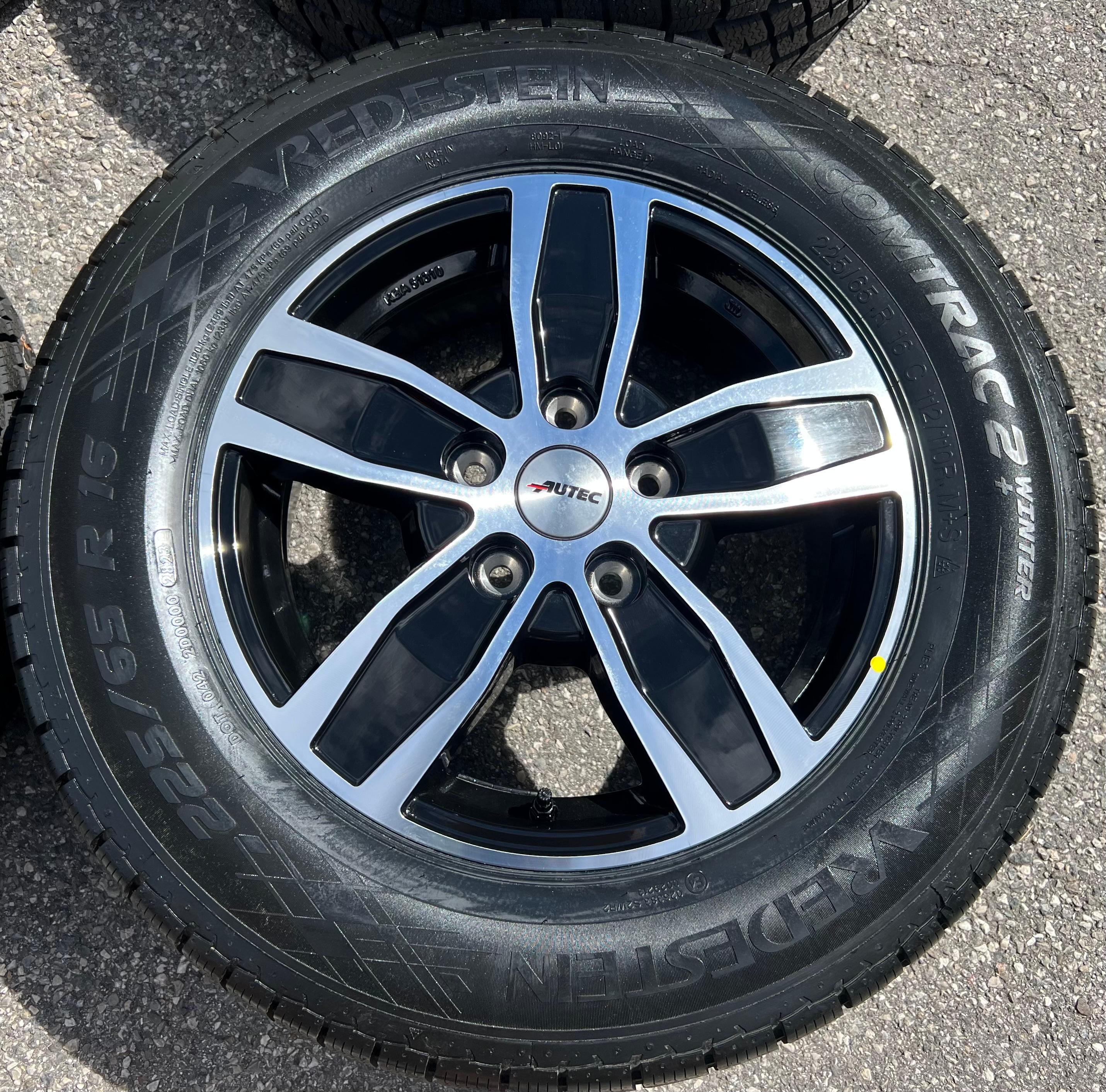 4 roues d'hiver en alliage pour Citroën Jumper, Fiat Ducato, Peugeot Boxer 350, Y 225/65R16C, 112/110R, neuves