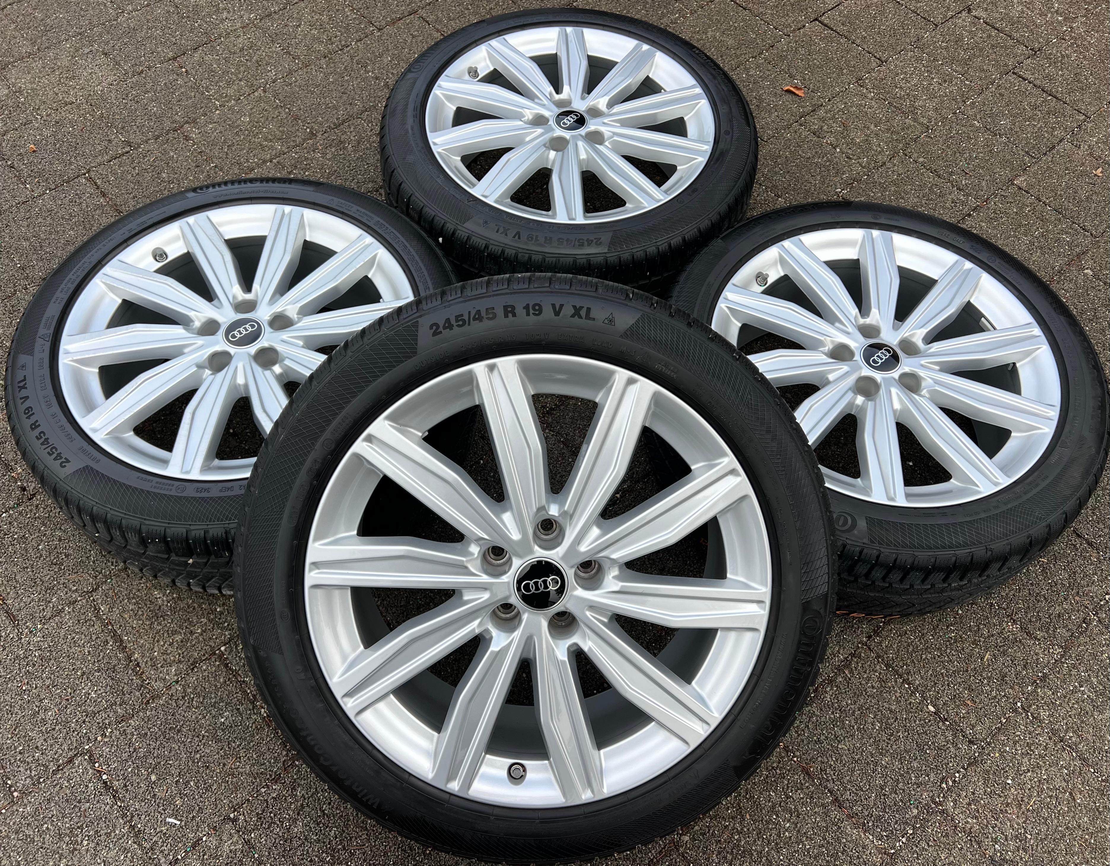 4 ORIGINAL 19" ALU WINTERRÄDER AUDI A6 S6 C8 4K 4K0601025M 245/45R19 102V RDKS FREIHAUS