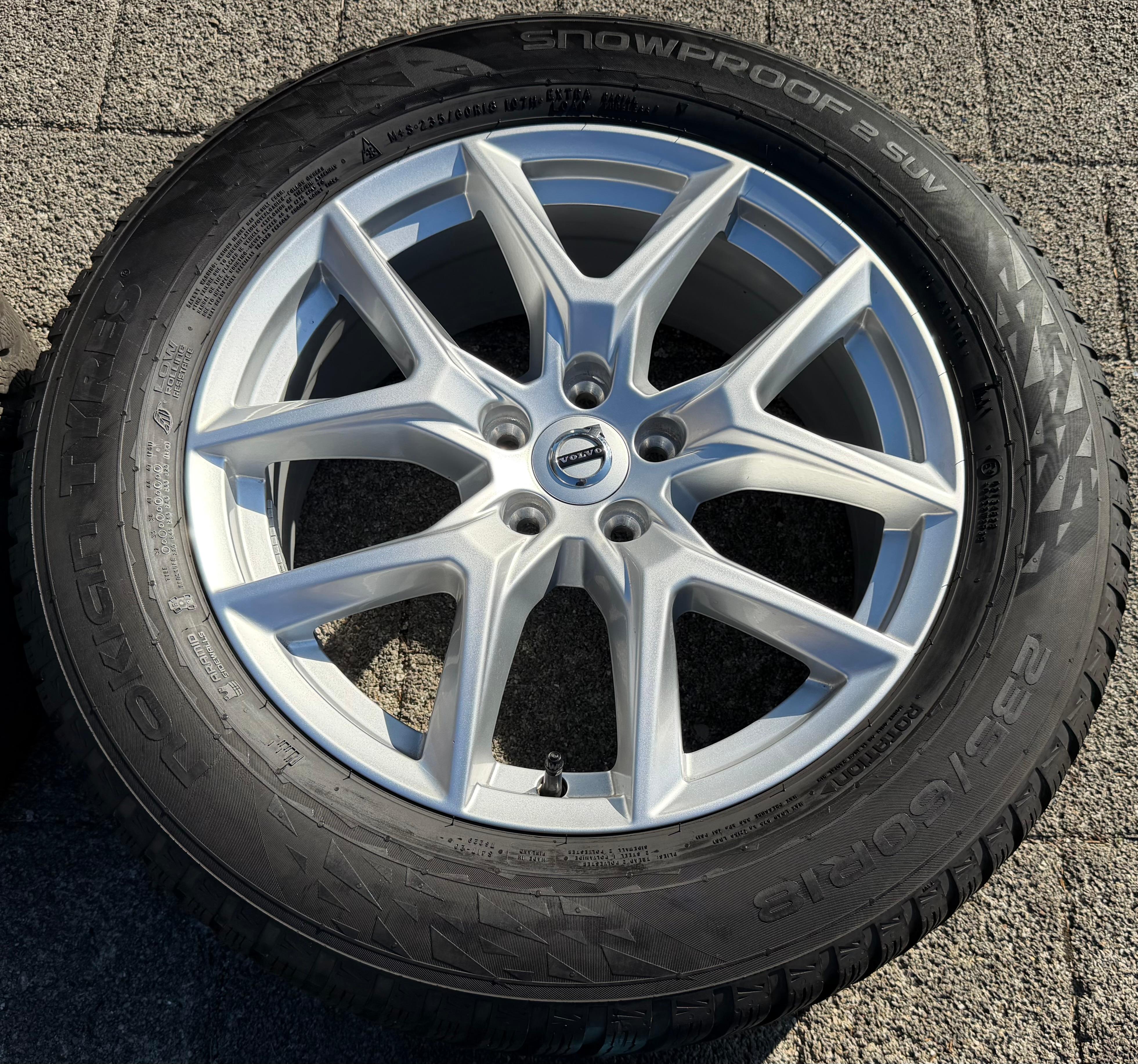 4 Original 18" Alu Winterräder Volvo XC60 II 31423851 235/60R18 107H NOKIAN 2025