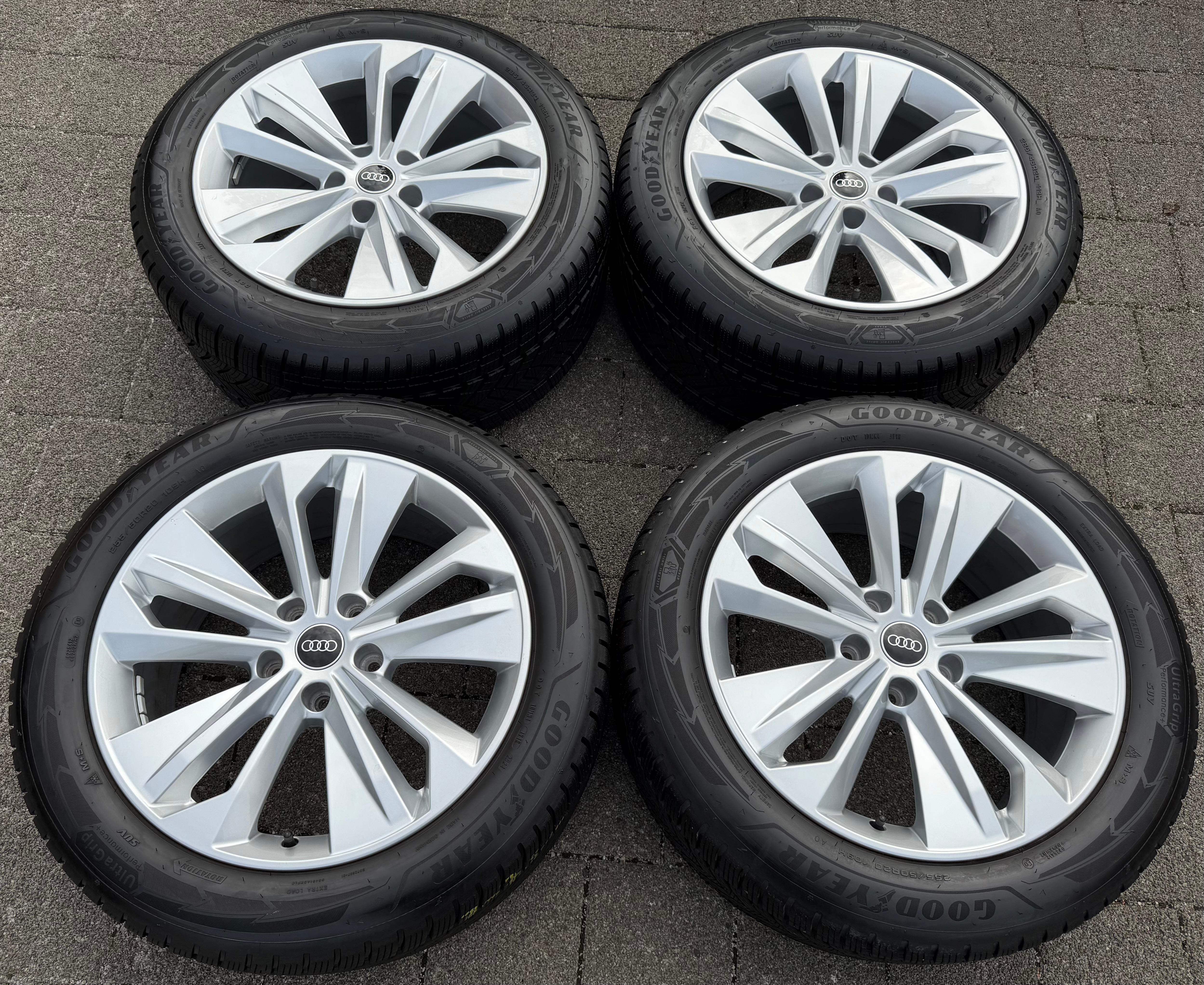 4 RUOTE IN LEGA ORIGINALI DA 20" INVERNALI AUDI Q6 SQ6 E-TRON GF 255/50R20 109V 285/45R20 112V