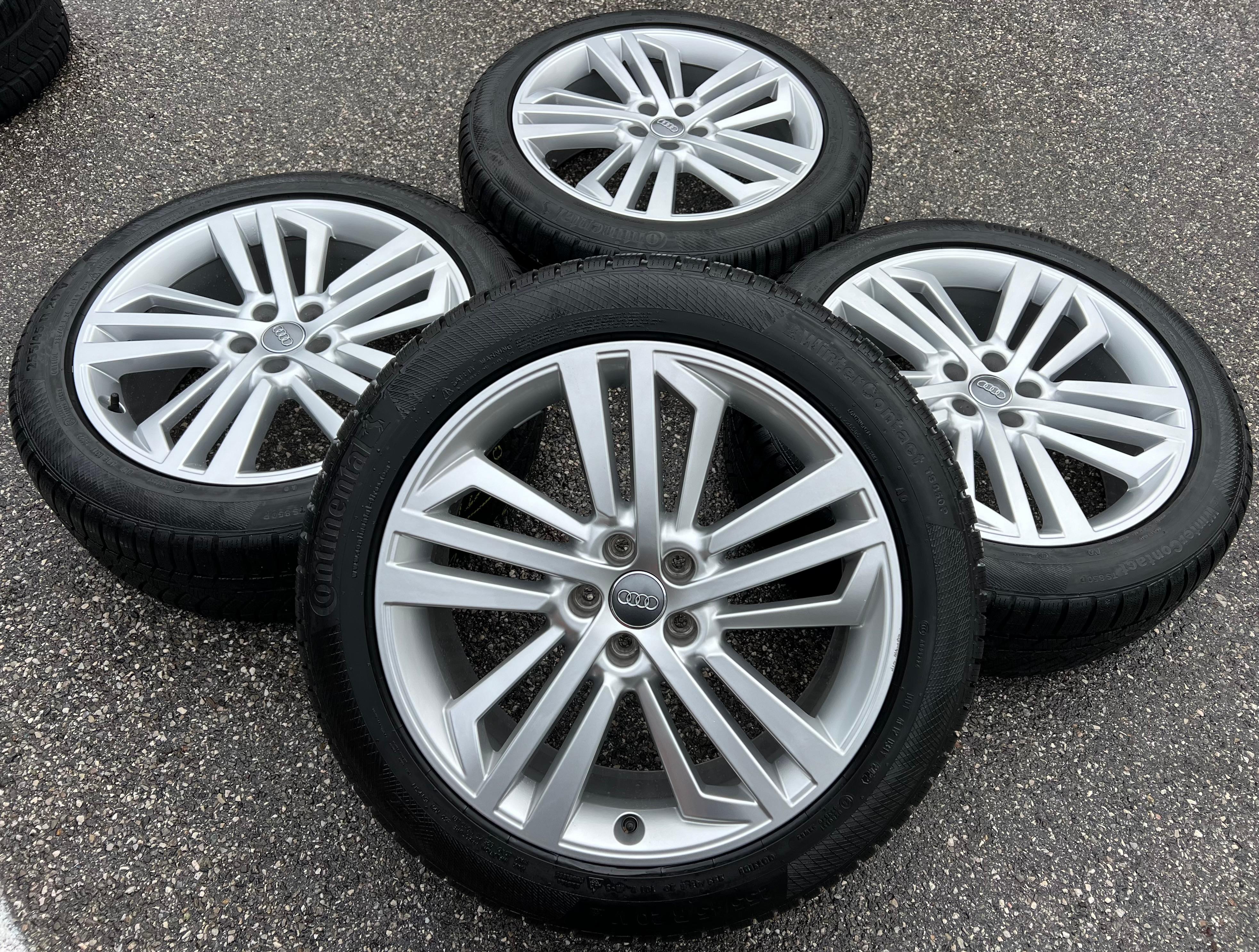 4 ORIGINAL 20" ALU WINTERRÄDER AUDI Q5 SQ5 FY 80A601025L 255/45R20 101V DOT 2022