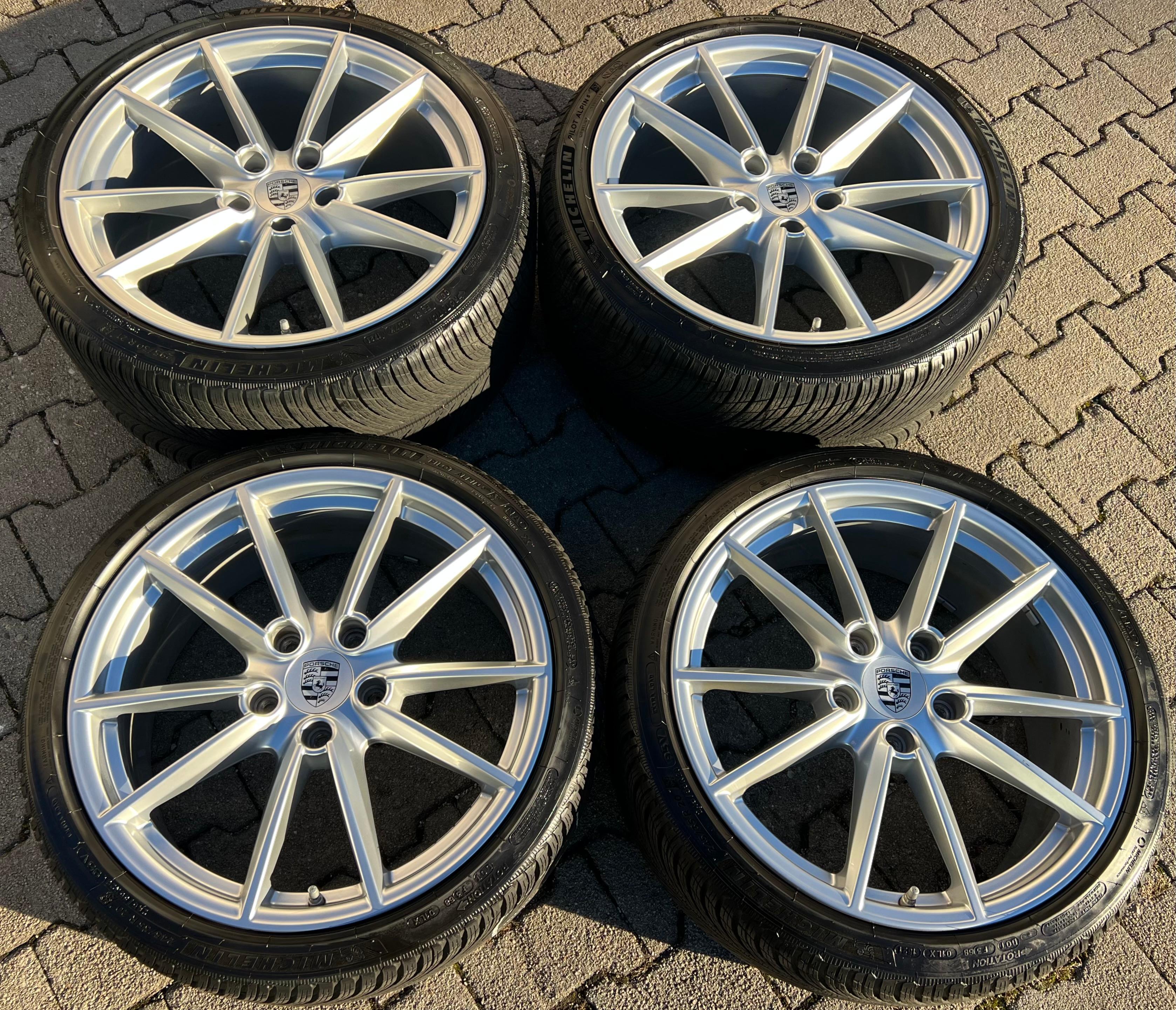 4 ORIGINAL 20" 21" ALU WINTERRÄDER PORSCHE 911 992 992601025C 992601025D 2024 RDKS