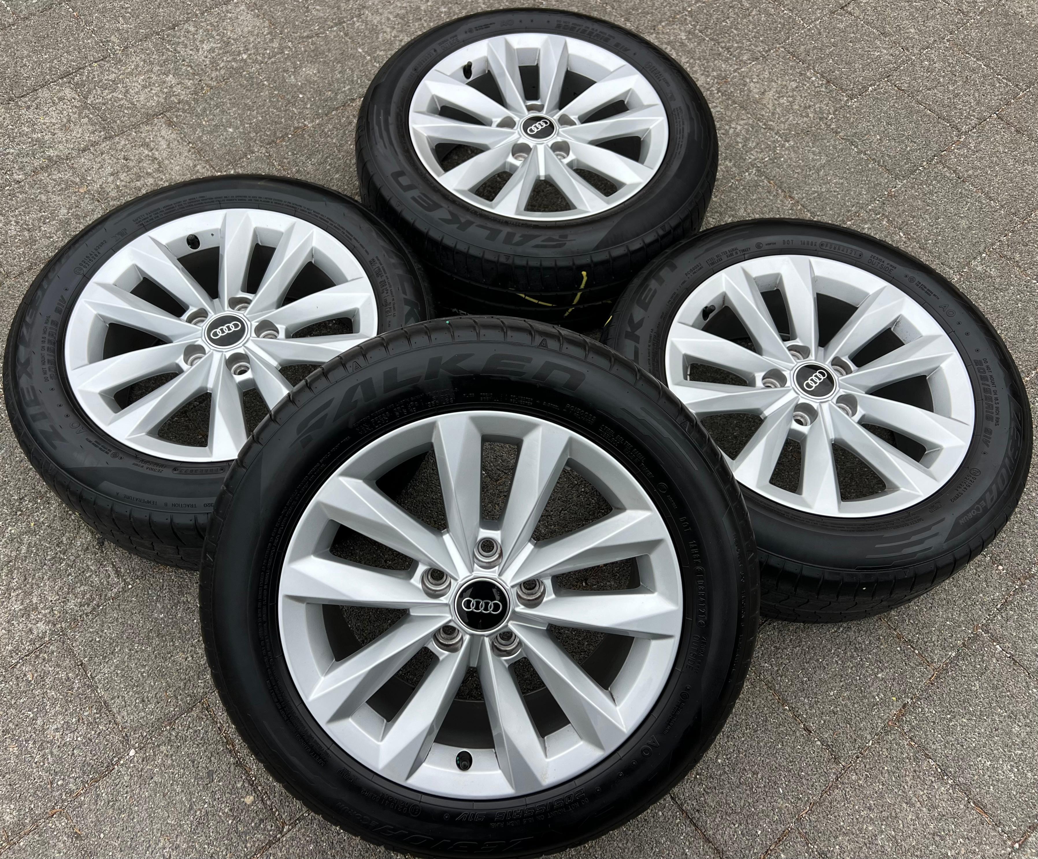 4 ORIGINAL 16" ALUFELGEN AUDI A3 GY 8Y 8Y0601025 7x16 ET40