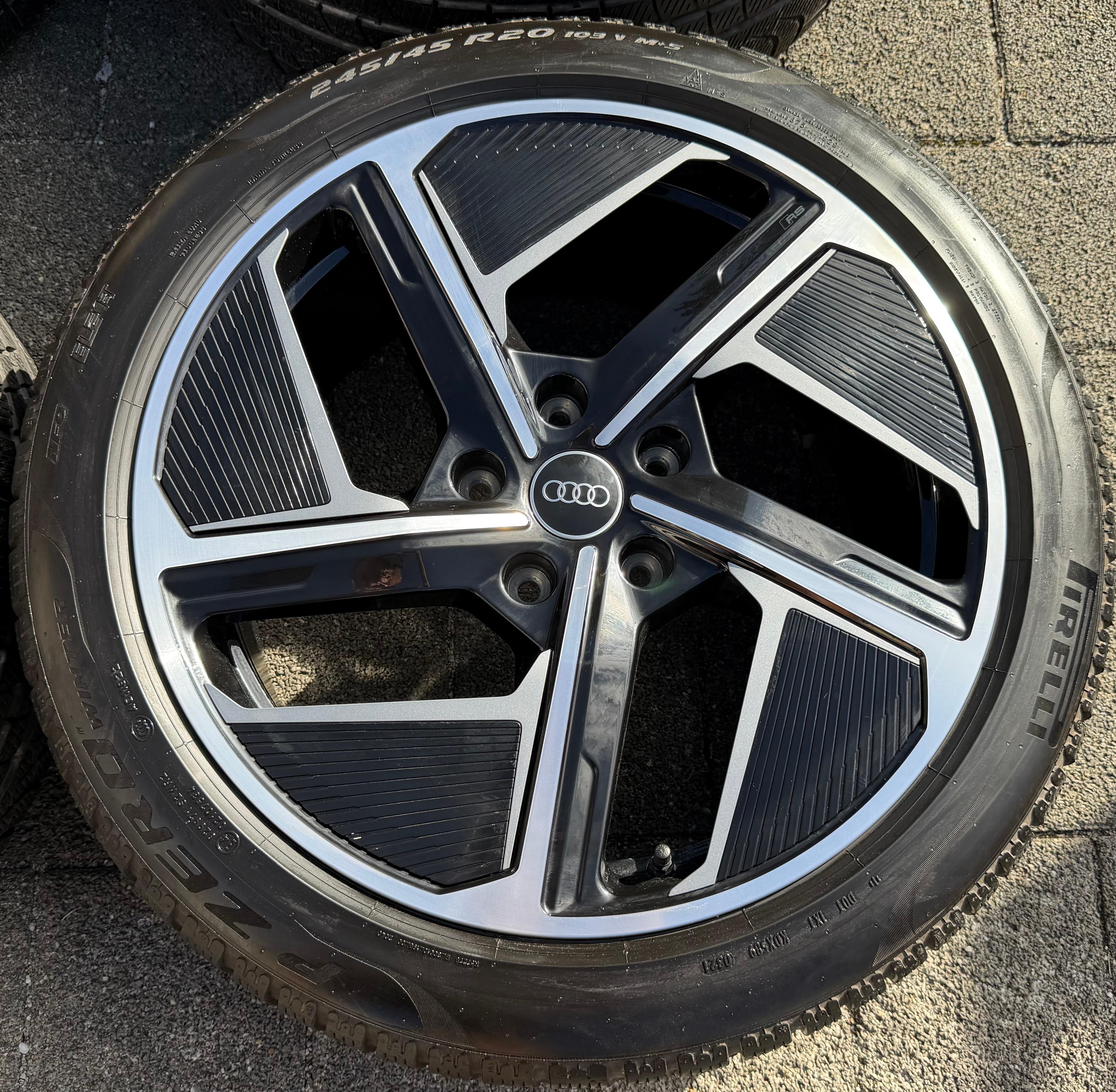 4 ORIGINAL 20" ALU WINTERRÄDER AUDI ETRON E-TRON GT 4J3601025F 4J3601025H