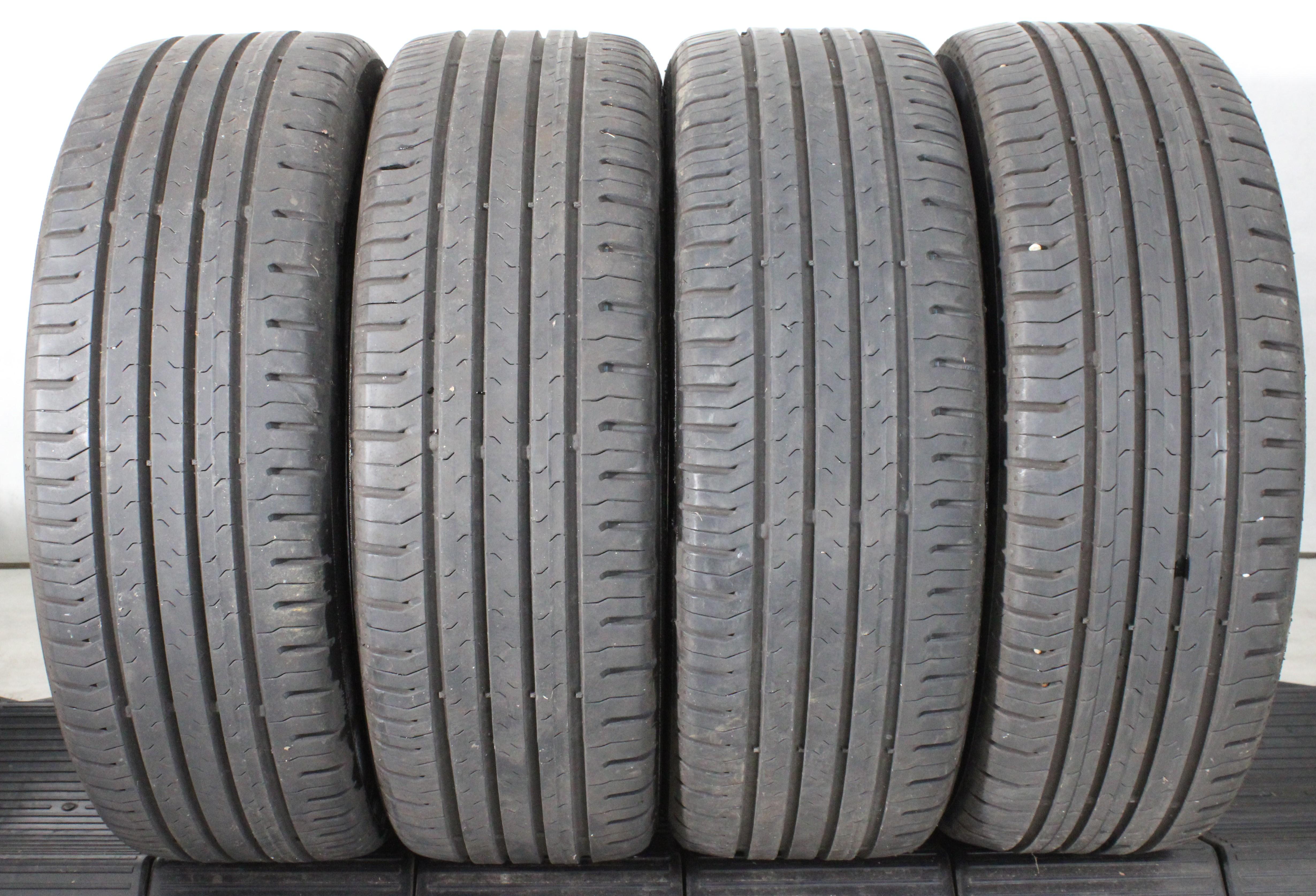 4 x 195/55R16 87H Sommerreifen Continental Eco Contact 5 3x5,5-6mm/1x6-6,5mm 3x2017/1x2019