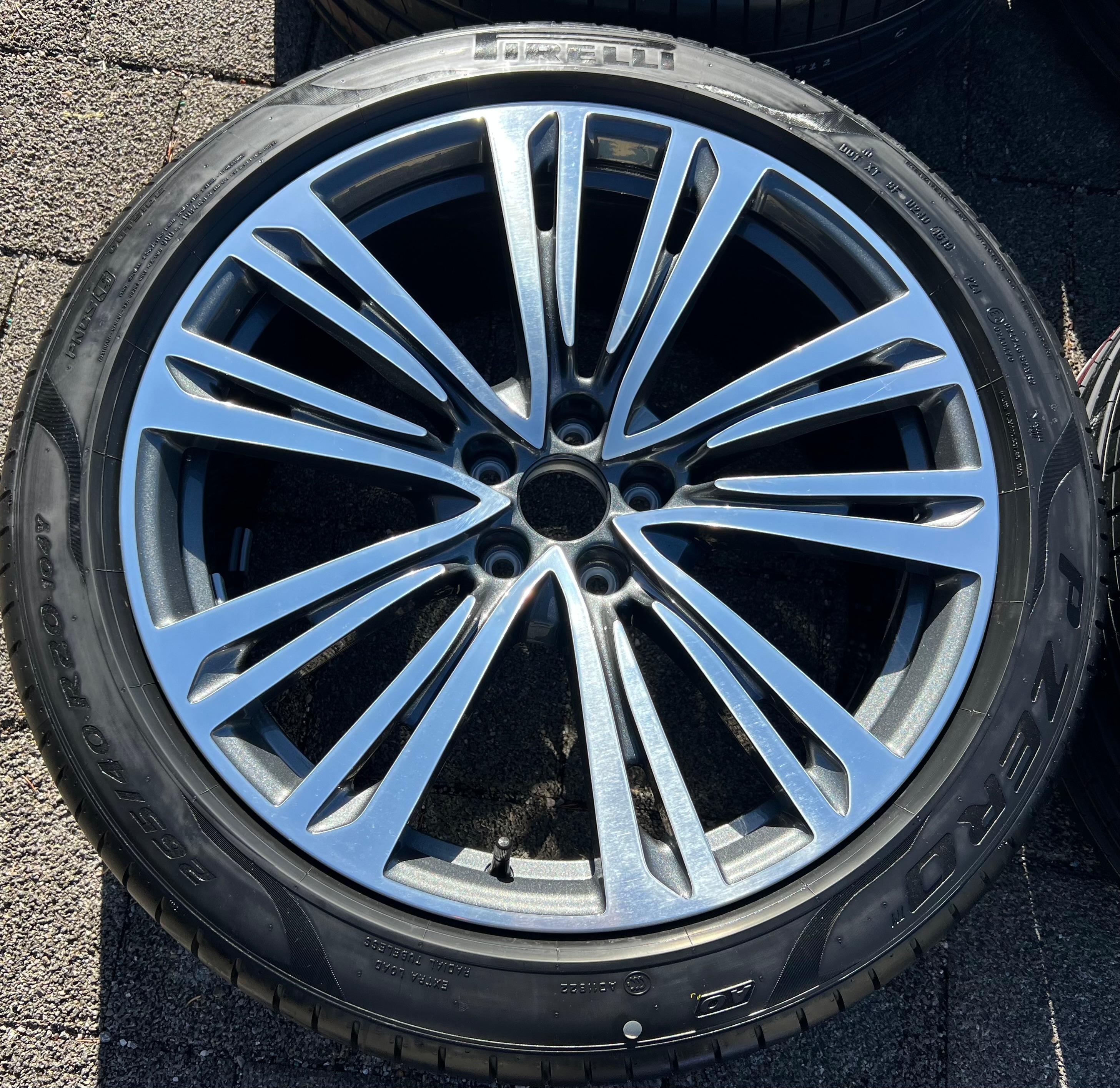 4 ORIGINAL 20" ALU SOMMERRÄDER AUDI A8 4N 4N0601025D 265/40R20 104Y PIRELLI NEU