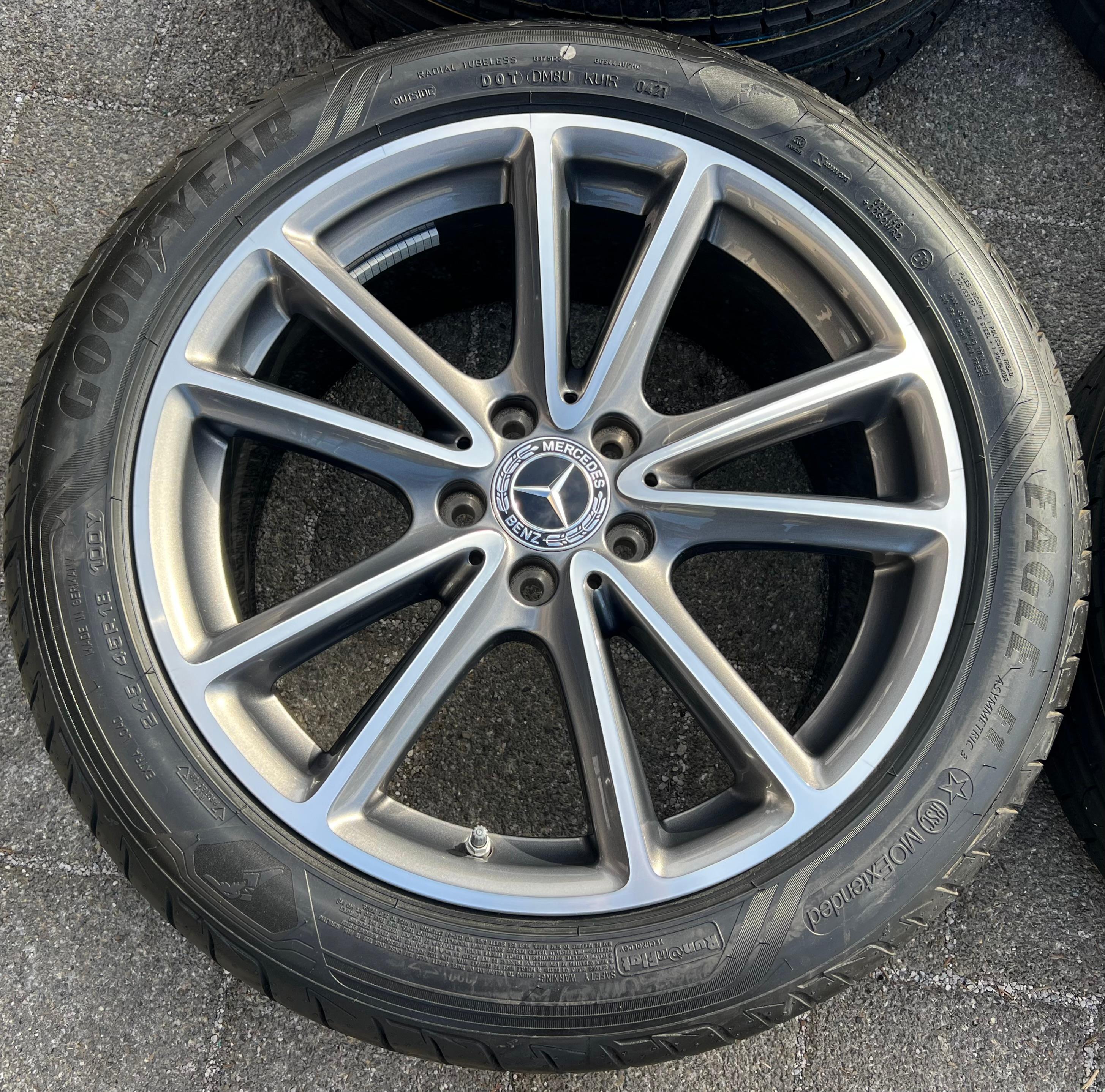 4 ORIGINAL 18" ALU SOMMERRÄDER MERCEDES CLS W257 C257 245/45R18 100V 275/40R18 99Y