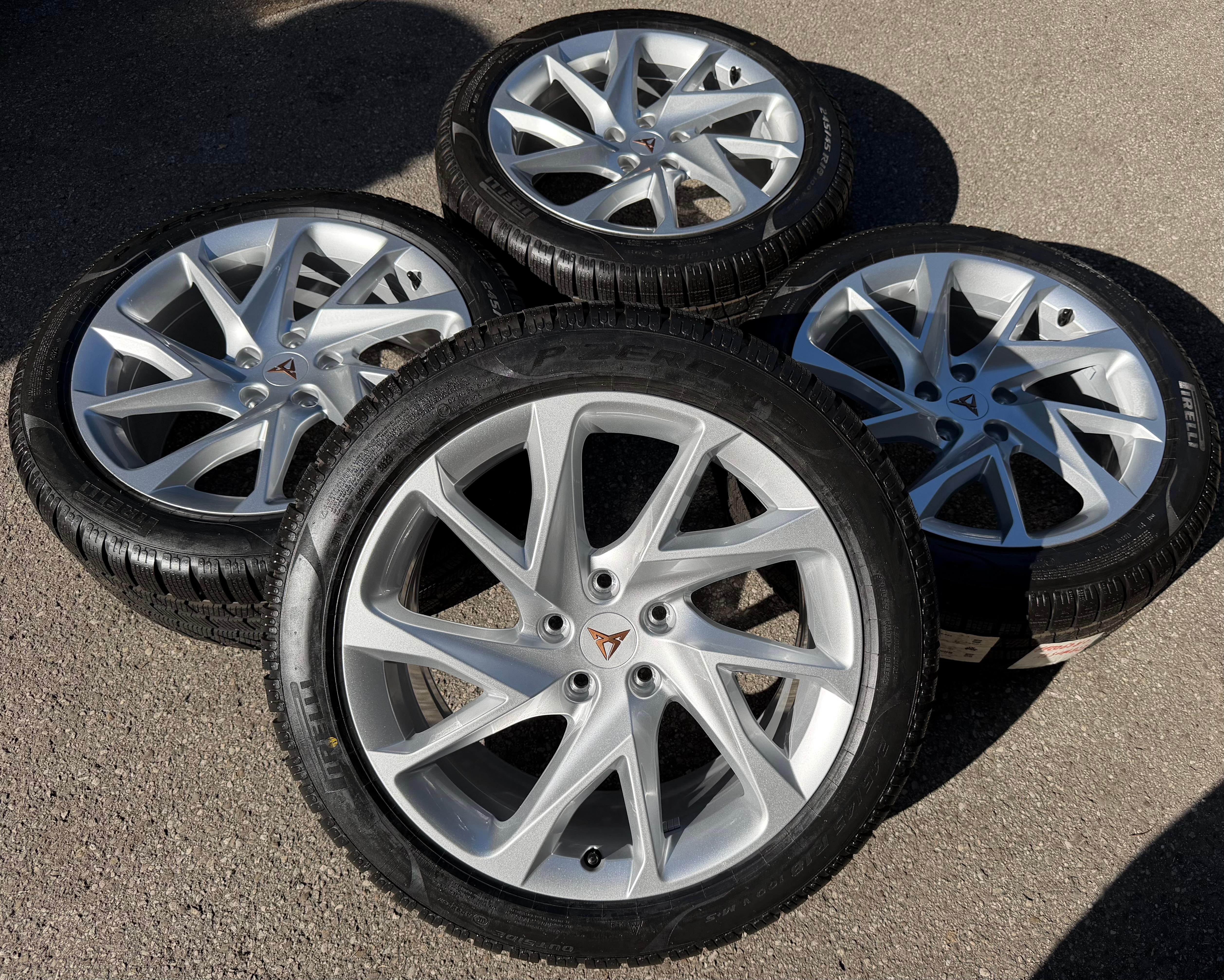 4 ORIGINAL 18" ALU WINTERRÄDER SEAT CUPRA FORMENTOR 245/45R18 100V 5FF601025C