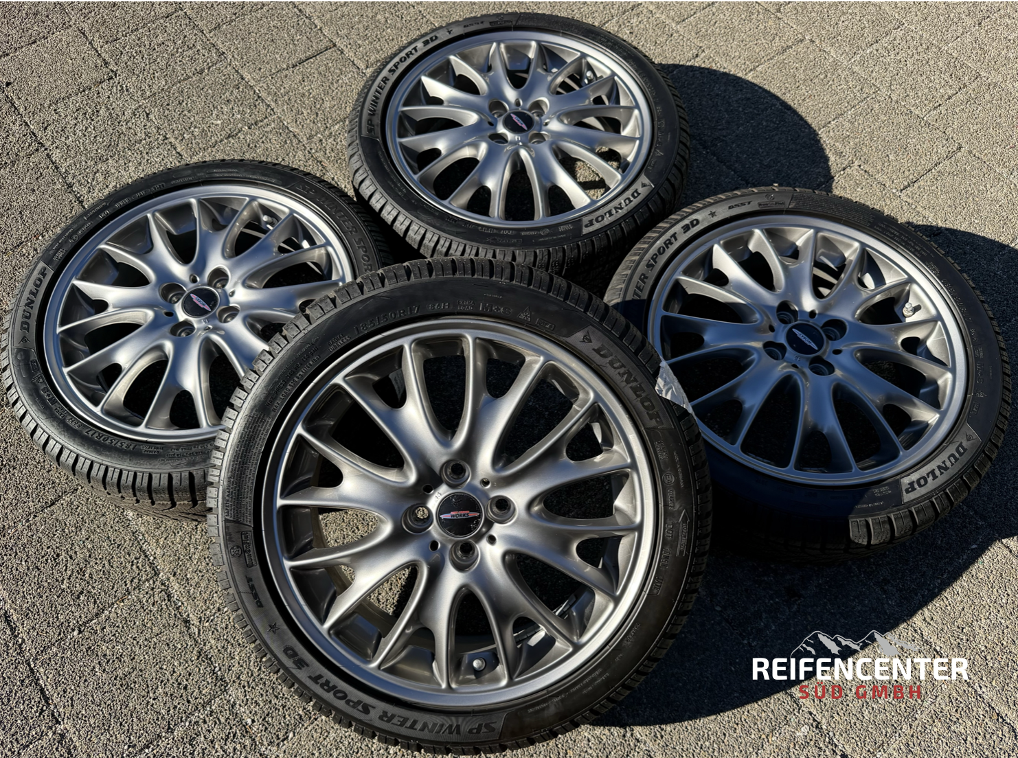 4 ruedas de invierno de aleación originales de 17" para Mini R55 R56 R57 R58 185/50R17 86H 6786220 2024 Dunlop