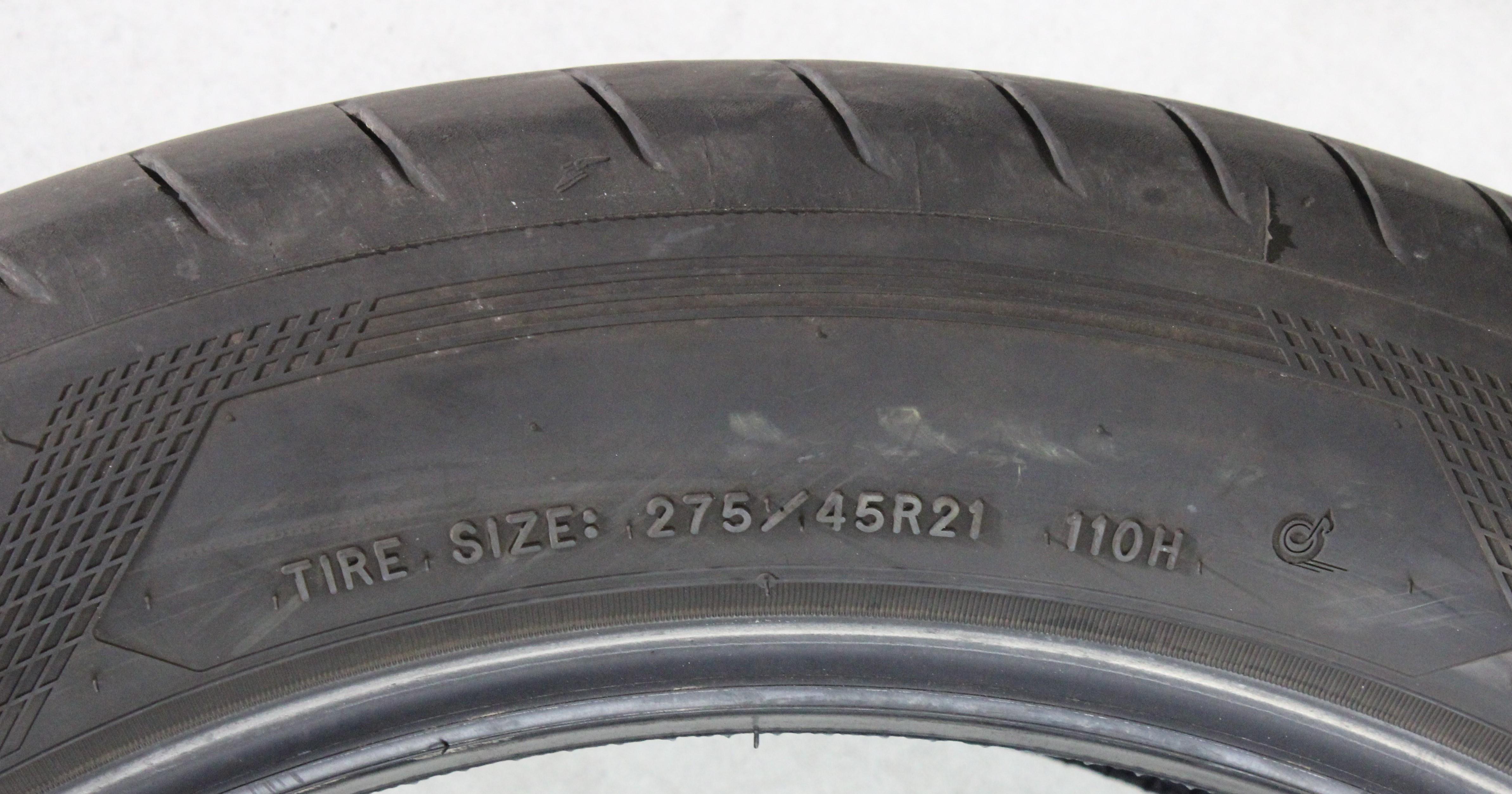2 x 275/45R21 110H pneus été Goodyear Eagle F1 Asymmetric 5 MO 5-5,5 mm 2025 Silent
