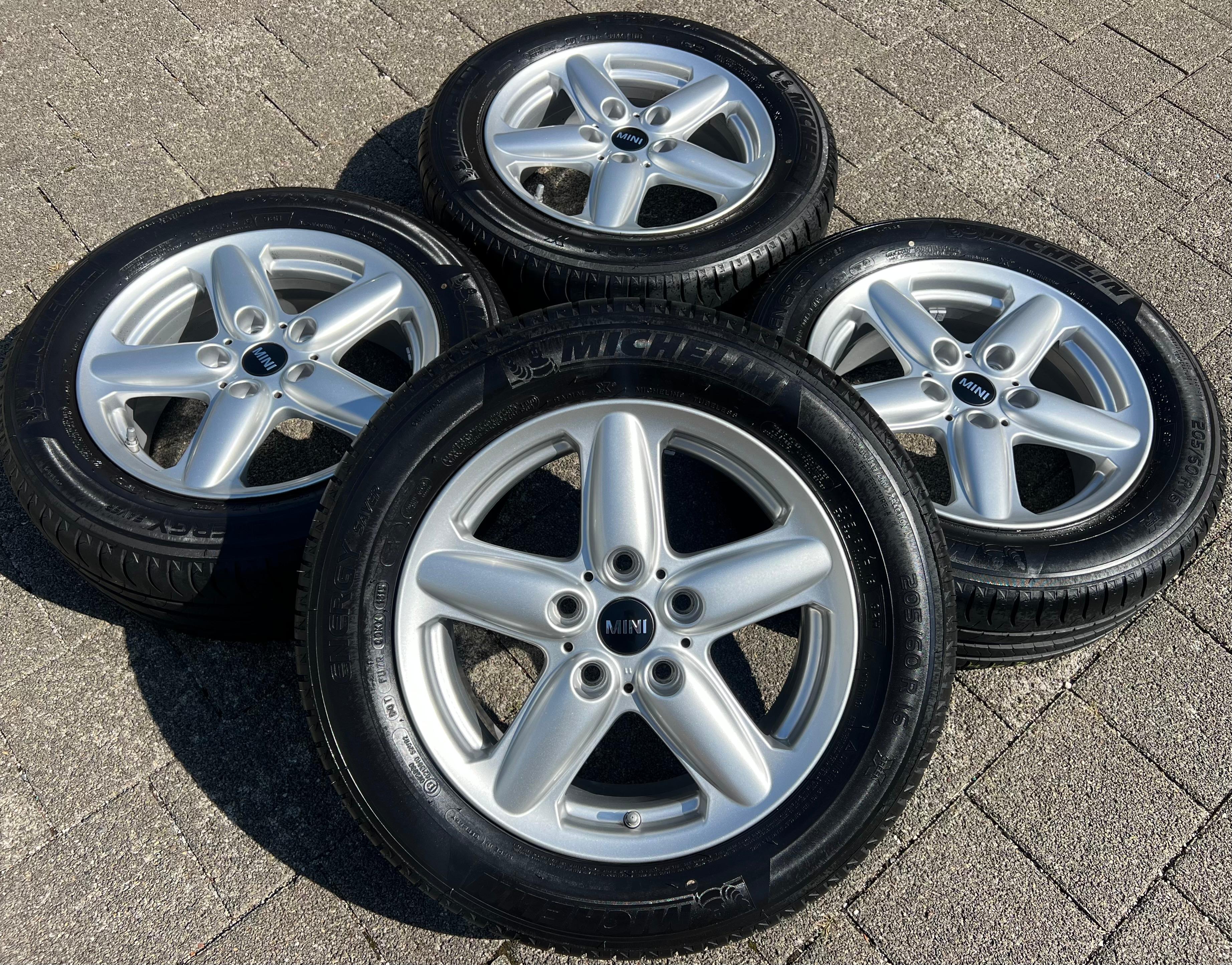 4 ORIGINAL ALU SOMMERRÄDER MINI COUNTRYMAN R60 205/60R16 92H 9803720 FREIHAUS