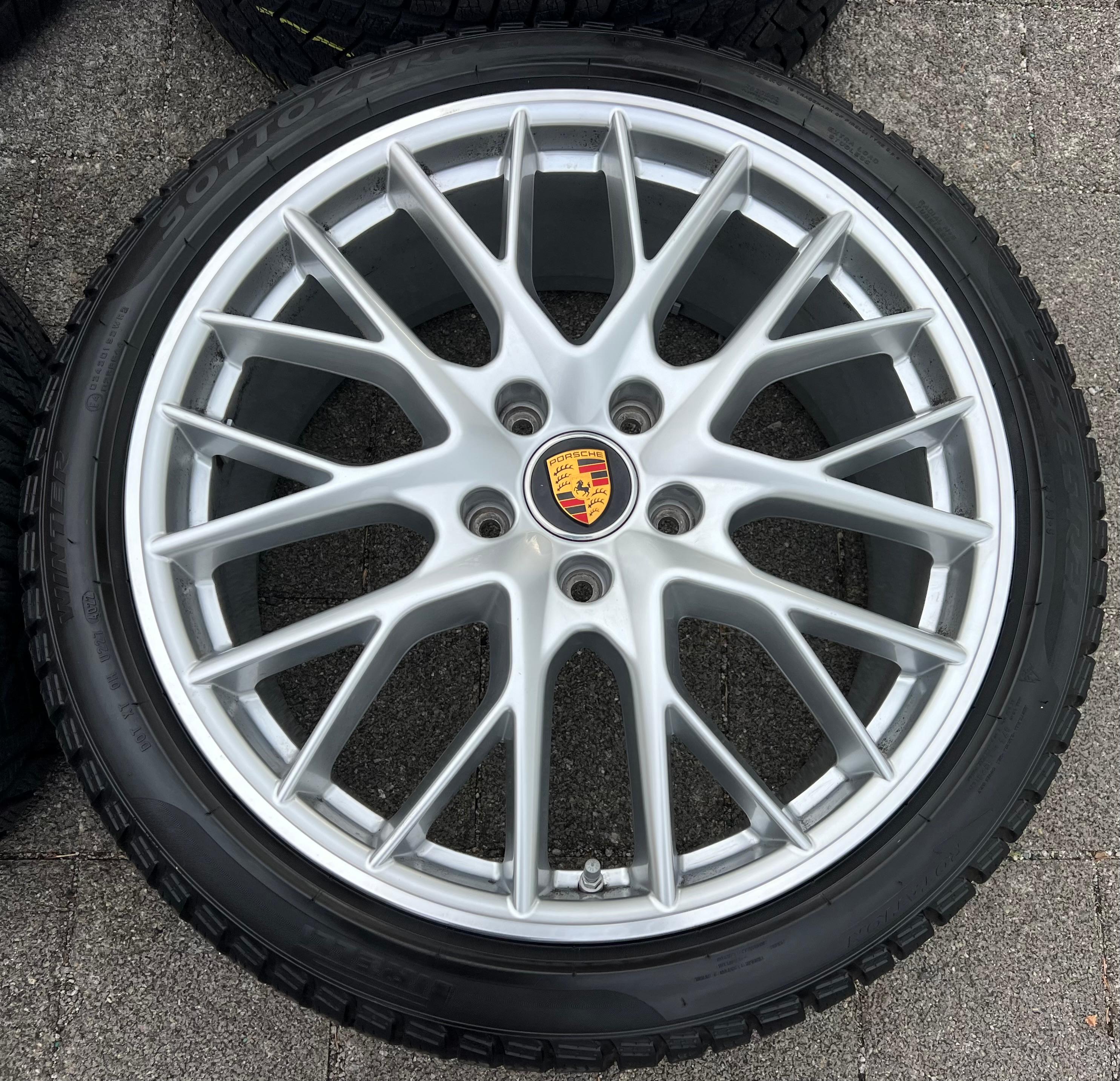 4 RUOTE IN LEGA ORIGINALI DA 21" INVERNALI PORSCHE PANAMERA 971 SPORT RAD 971601025D 971601025A