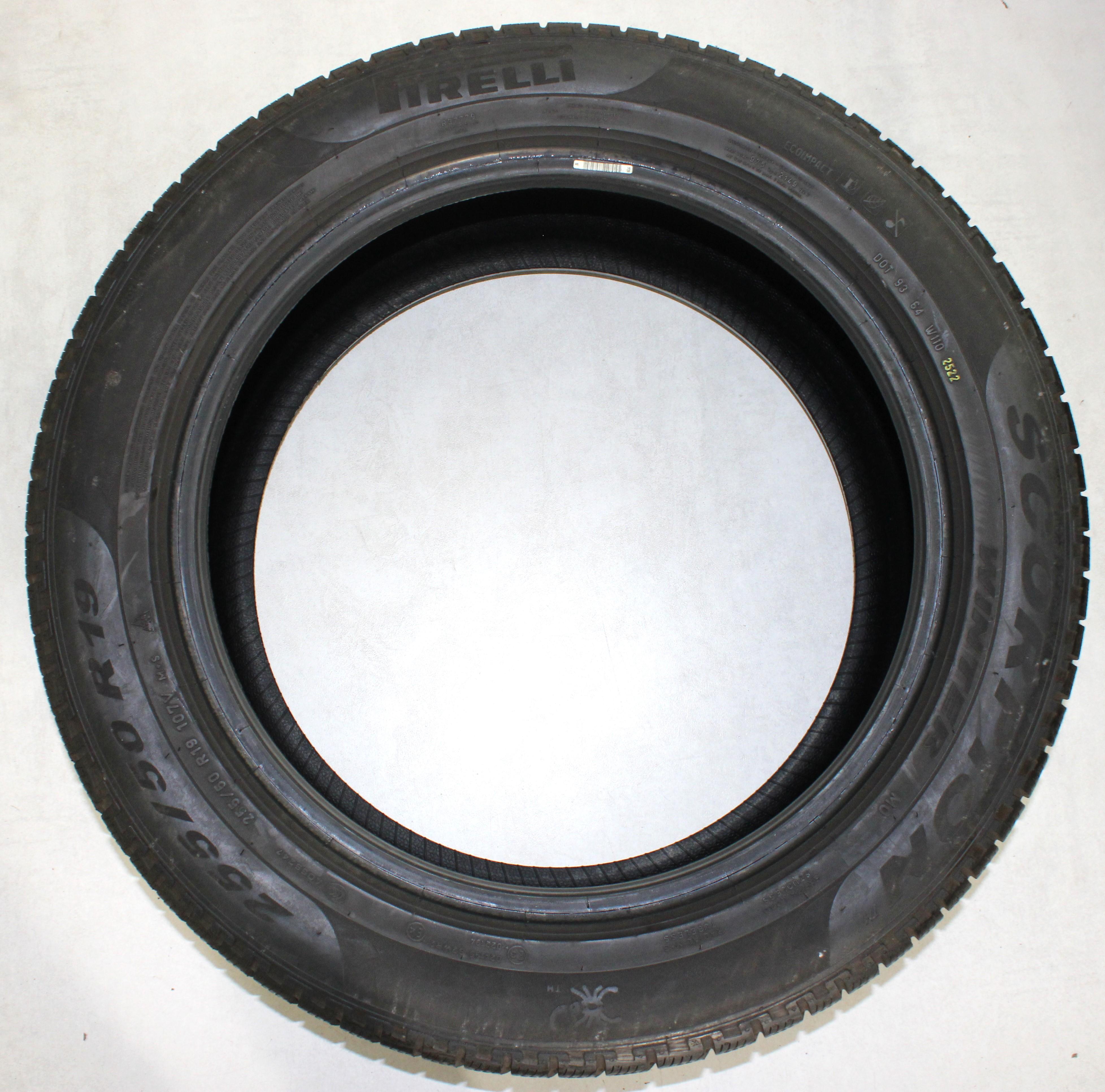 1 x 255/50R19 107V Neumático de invierno Pirelli Scorpion Winter MO 4,5-5mm 2022