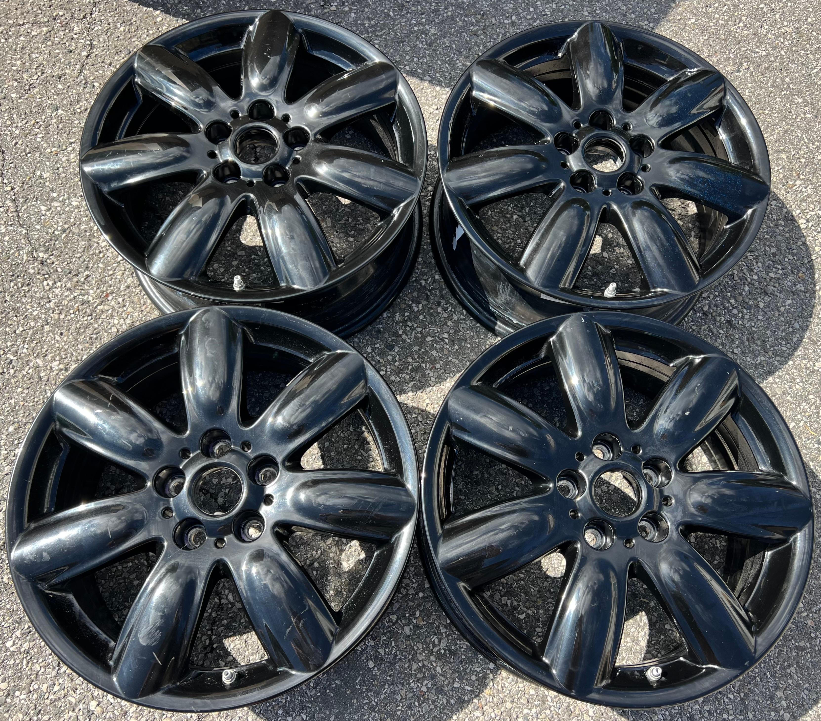 4 RUOTE ORIGINALI IN ALLUMINIO DA 17" MINI CLUBMAN F54 6856059 7x17 ET47 TPMS FREIHAUS