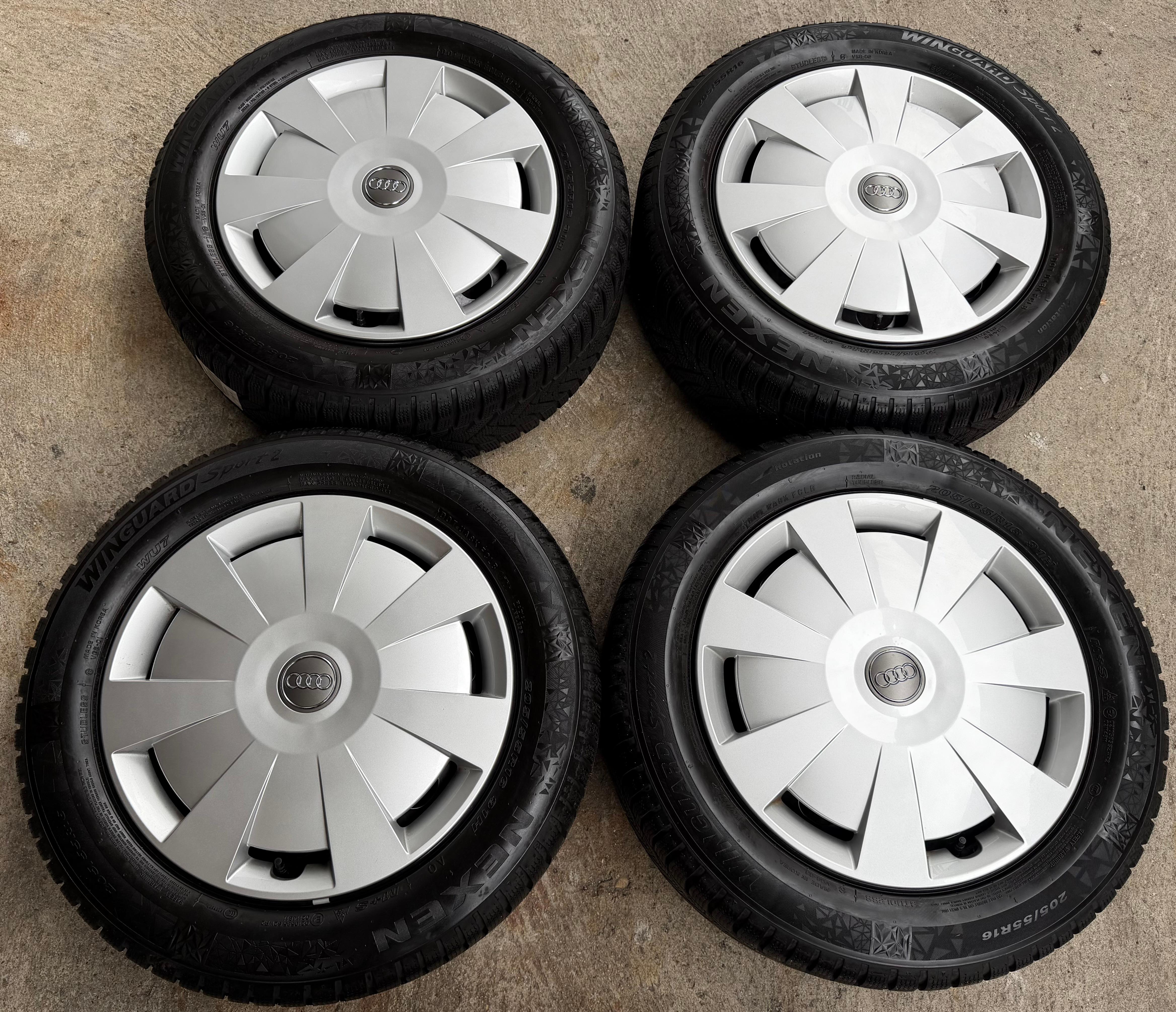 4 Winterräder Audi A3 8V Sportback Cabrio  205/55R16 91H Nexen 8V0601027A 2022