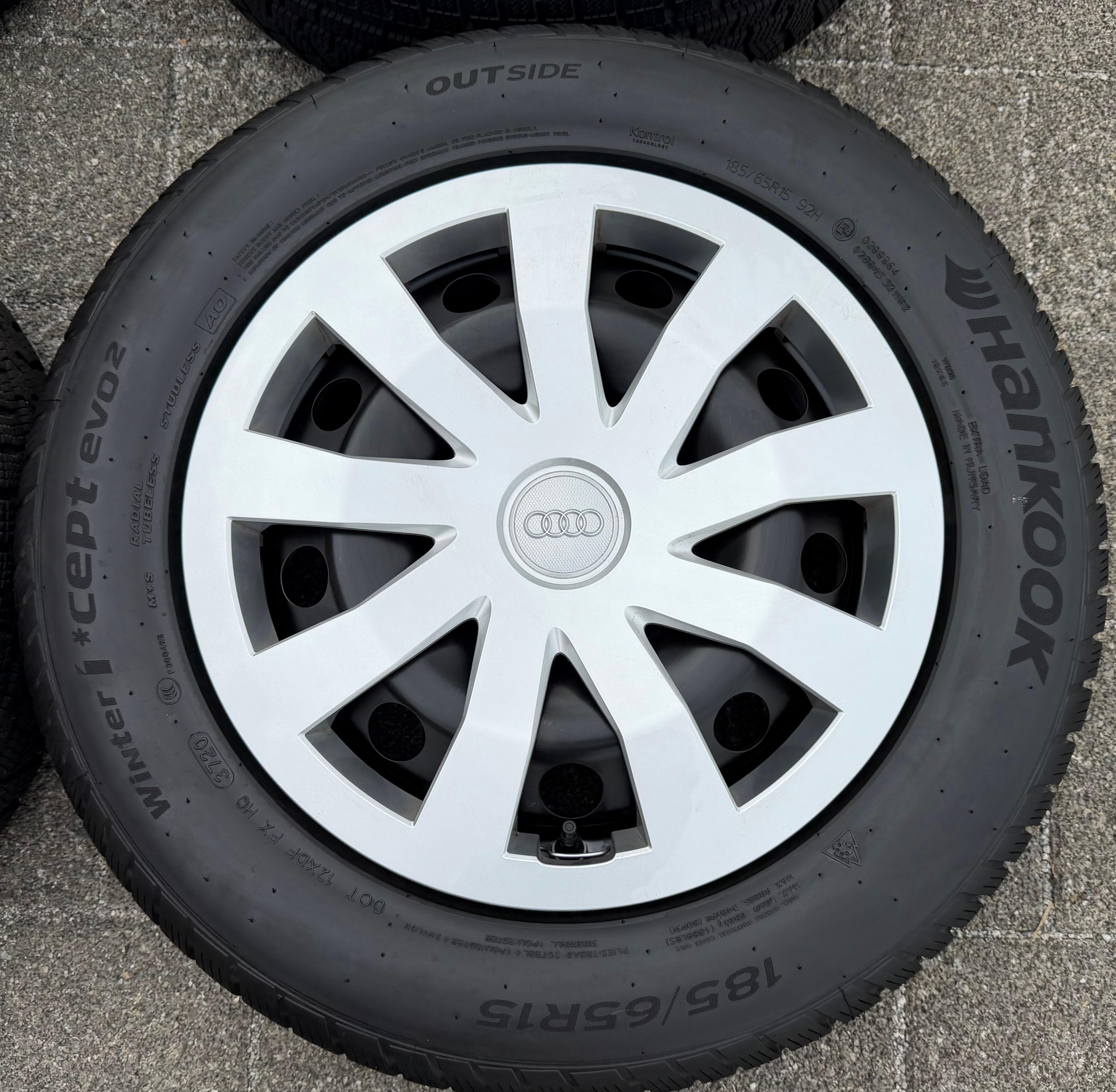 4 WINTERRÄDER AUDI A1 CITY CARVER GB SEAT IBIZA ARONA KJ VW POLO AW 2G 185/65R15 92T