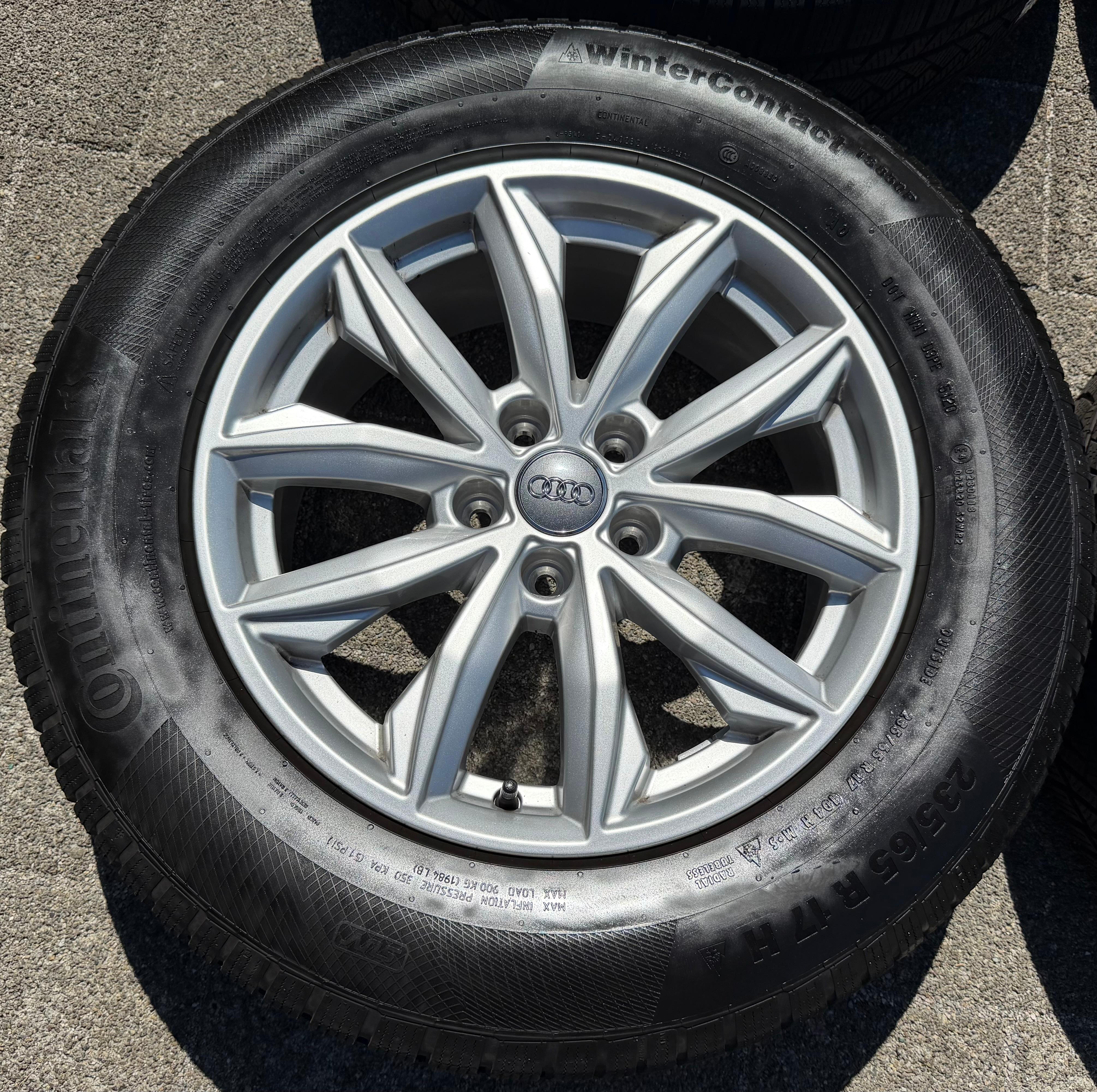 4 Original 17" Alu Winterräder Audi Q5 FY 80A601025J 7x17 ET34 235/65R17 104H 2020