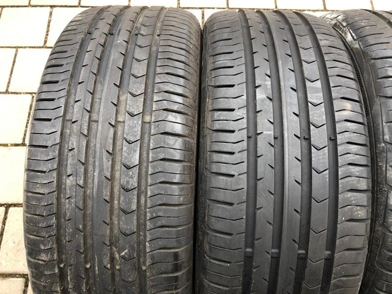 4 x 215/55R17 94V Sommerreifen Continental Premium Contact 5 2x 6,5-7mm und 2x 5-5,5mm 2016