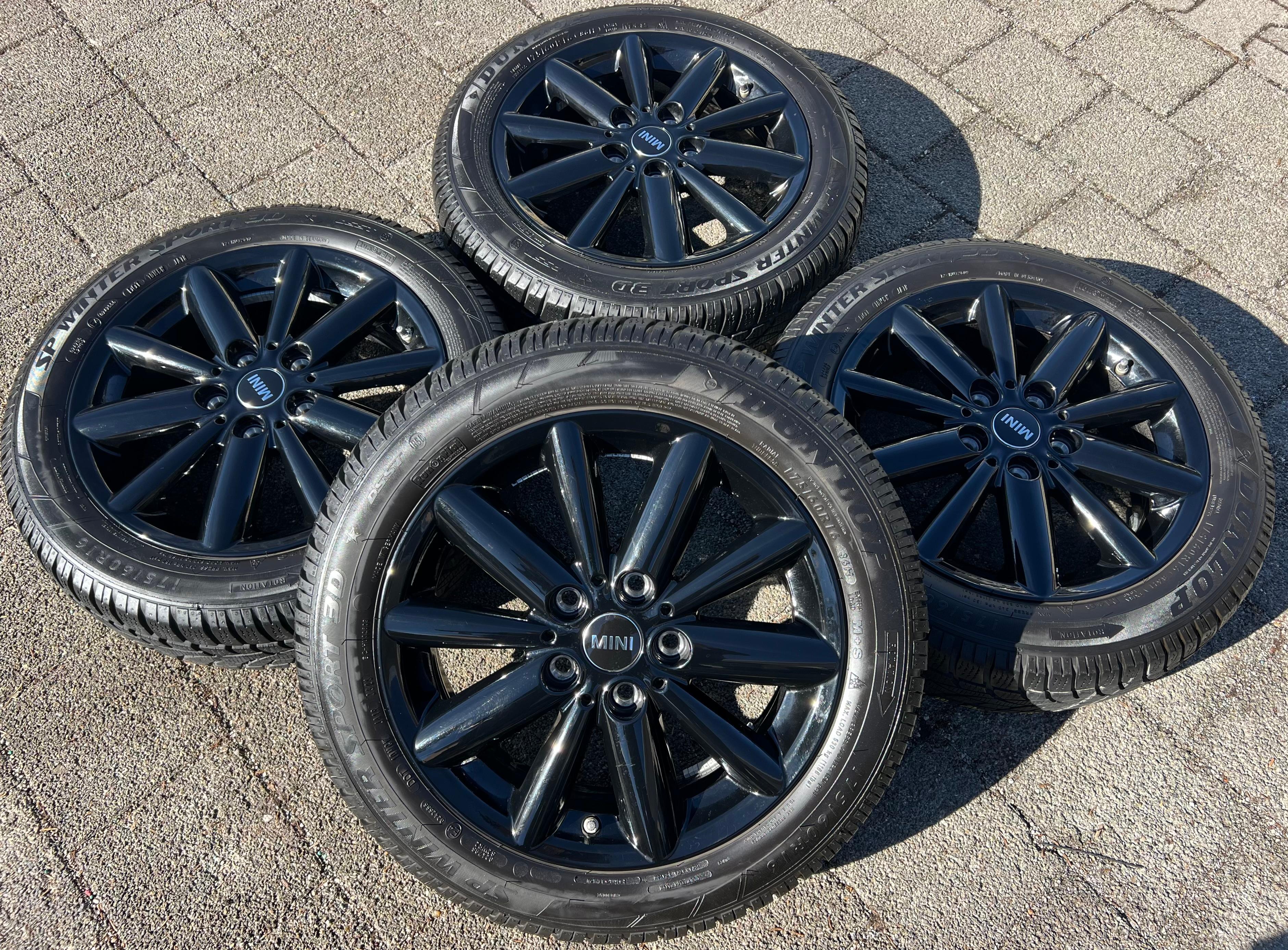 4 ORIGINAL ALU WINTERRÄDER MINI COOPER F55 F56 F57 6855117 RADIAL SPOKE 508 RDKS